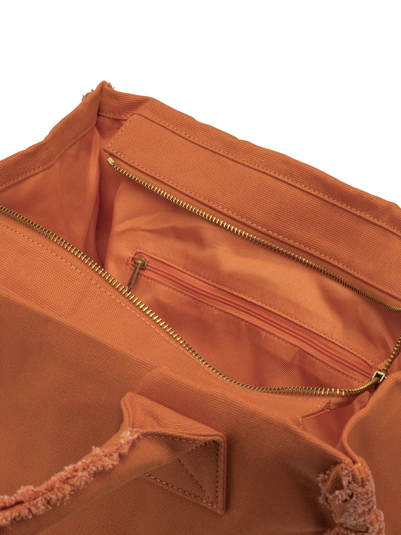 ORANGE COTTON HANDBAG - Image 5