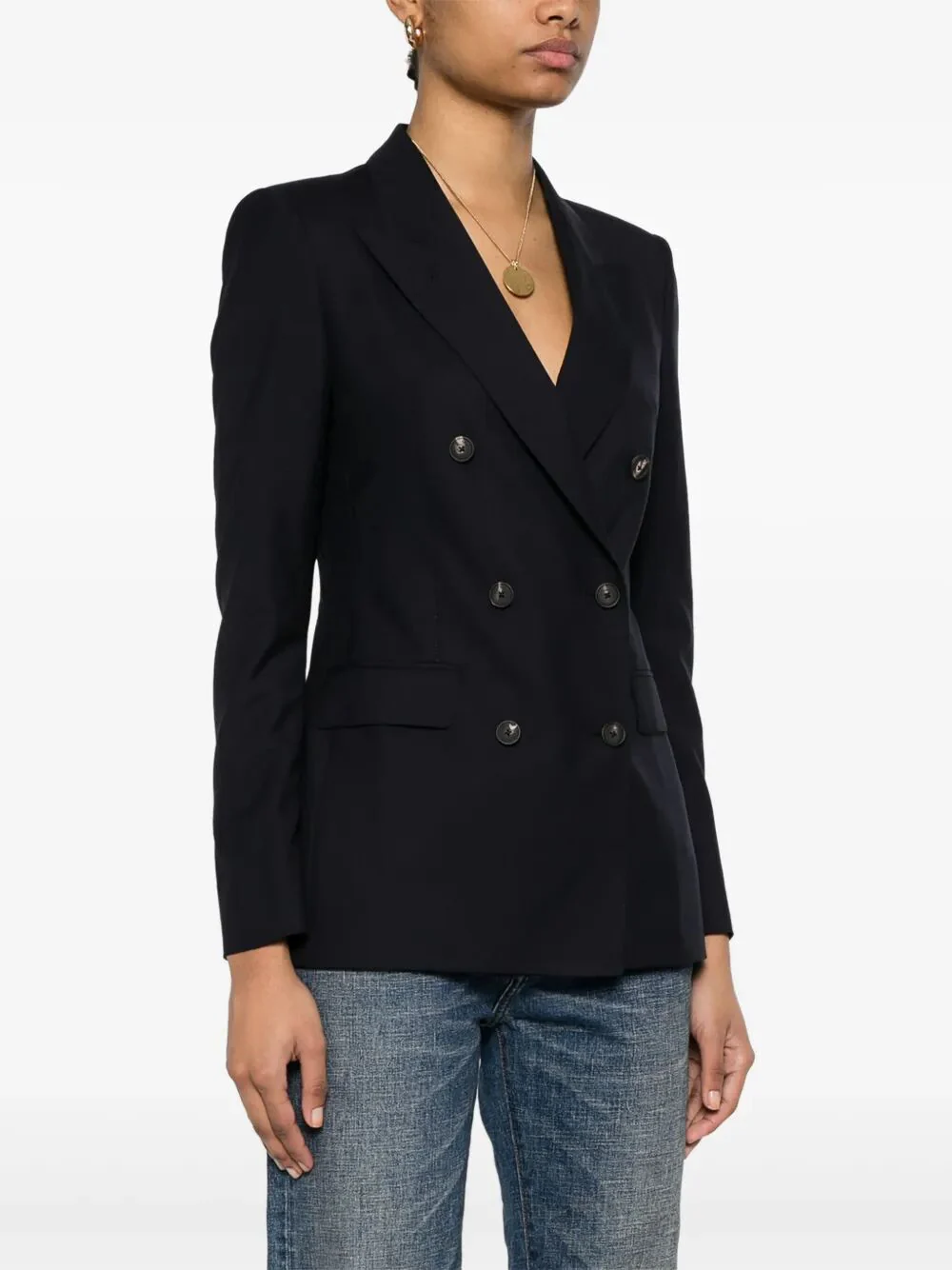 PARIGI DOUBLE-BREASTED WOOL BLAZER - Image 3