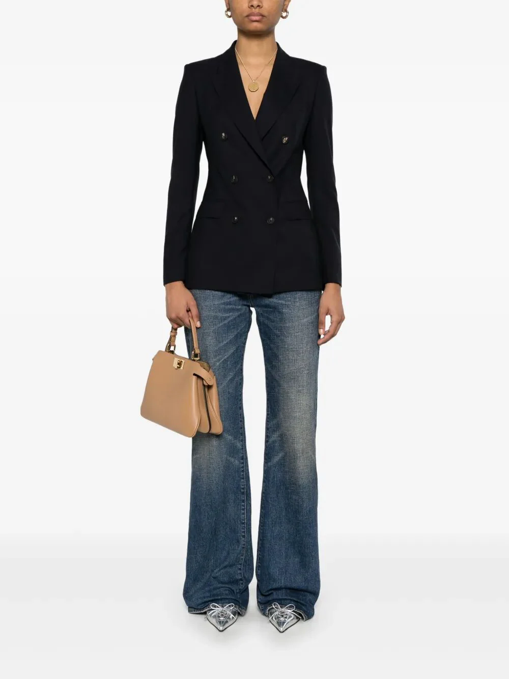 PARIGI DOUBLE-BREASTED WOOL BLAZER - Image 5