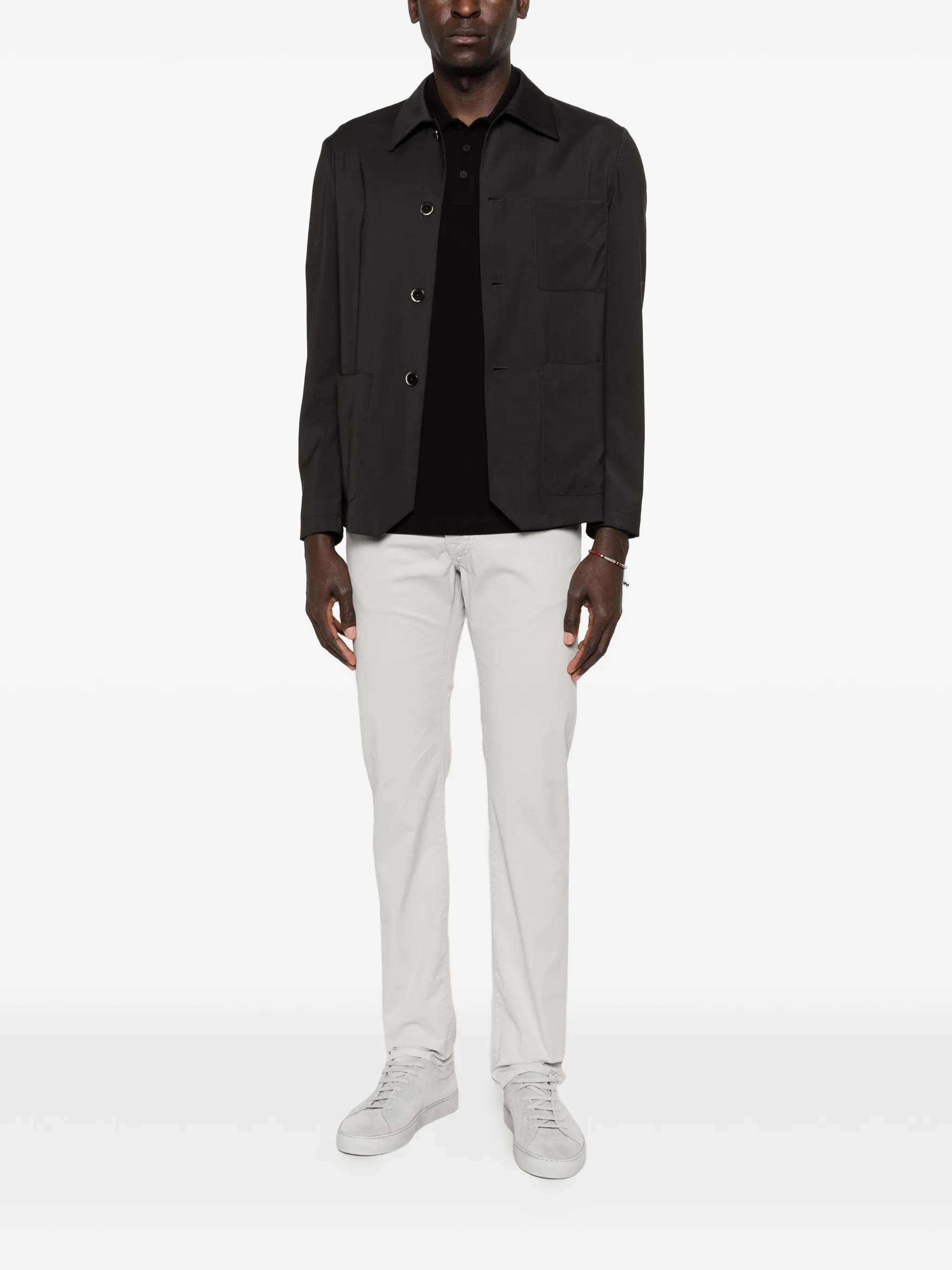 PEARL GREY COTTON SLIM NICK - Image 4