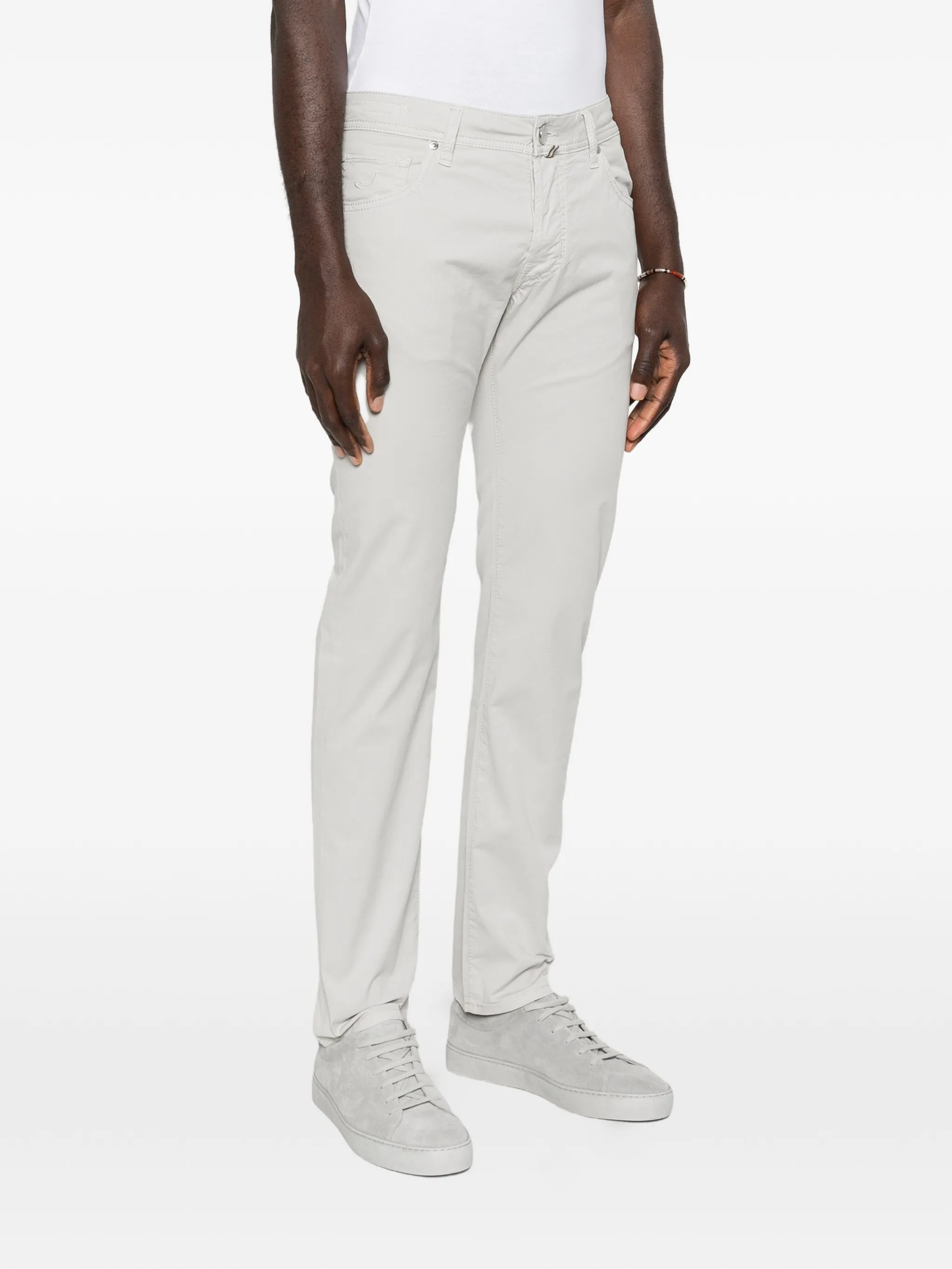 PEARL GREY COTTON SLIM NICK - Image 5