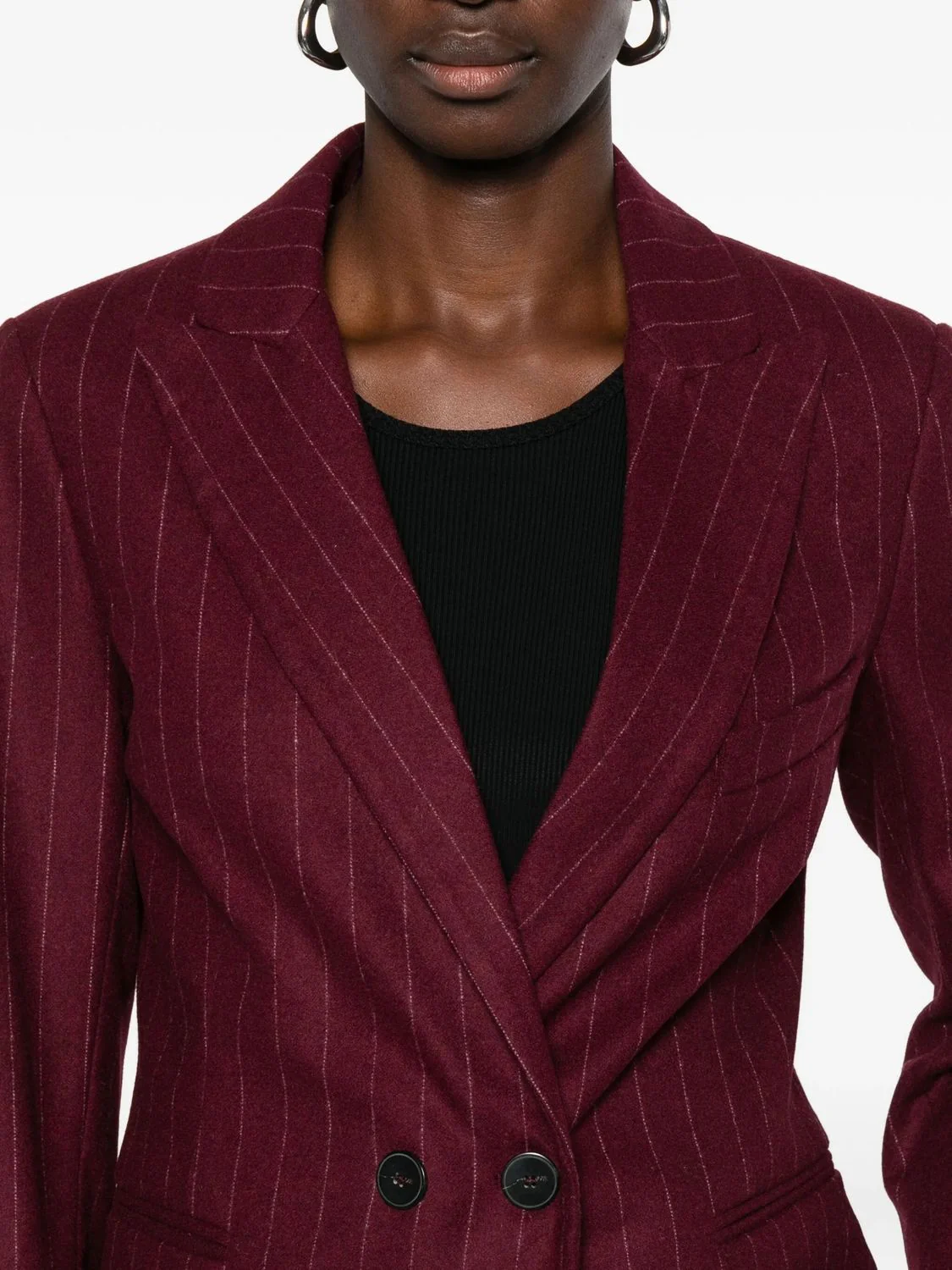 PINSTRIPED CLOTH DOUBLEBREASTED JAC - Image 3