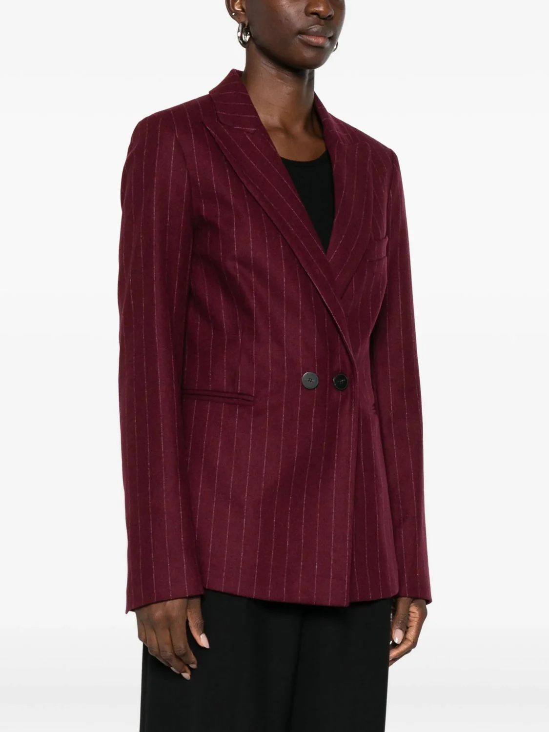 PINSTRIPED CLOTH DOUBLEBREASTED JAC - Image 4