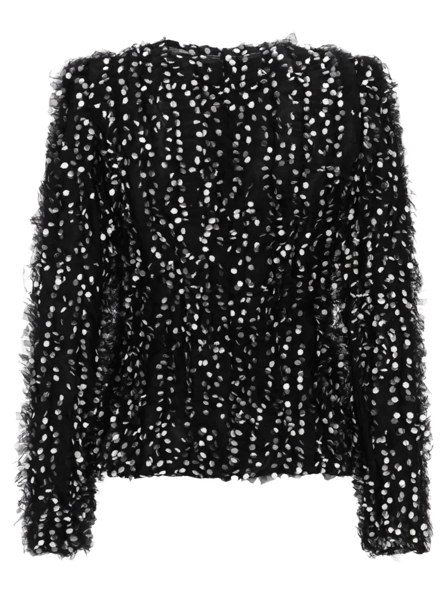 POLKA DOT EMBROIDERED JACKET - Image 3