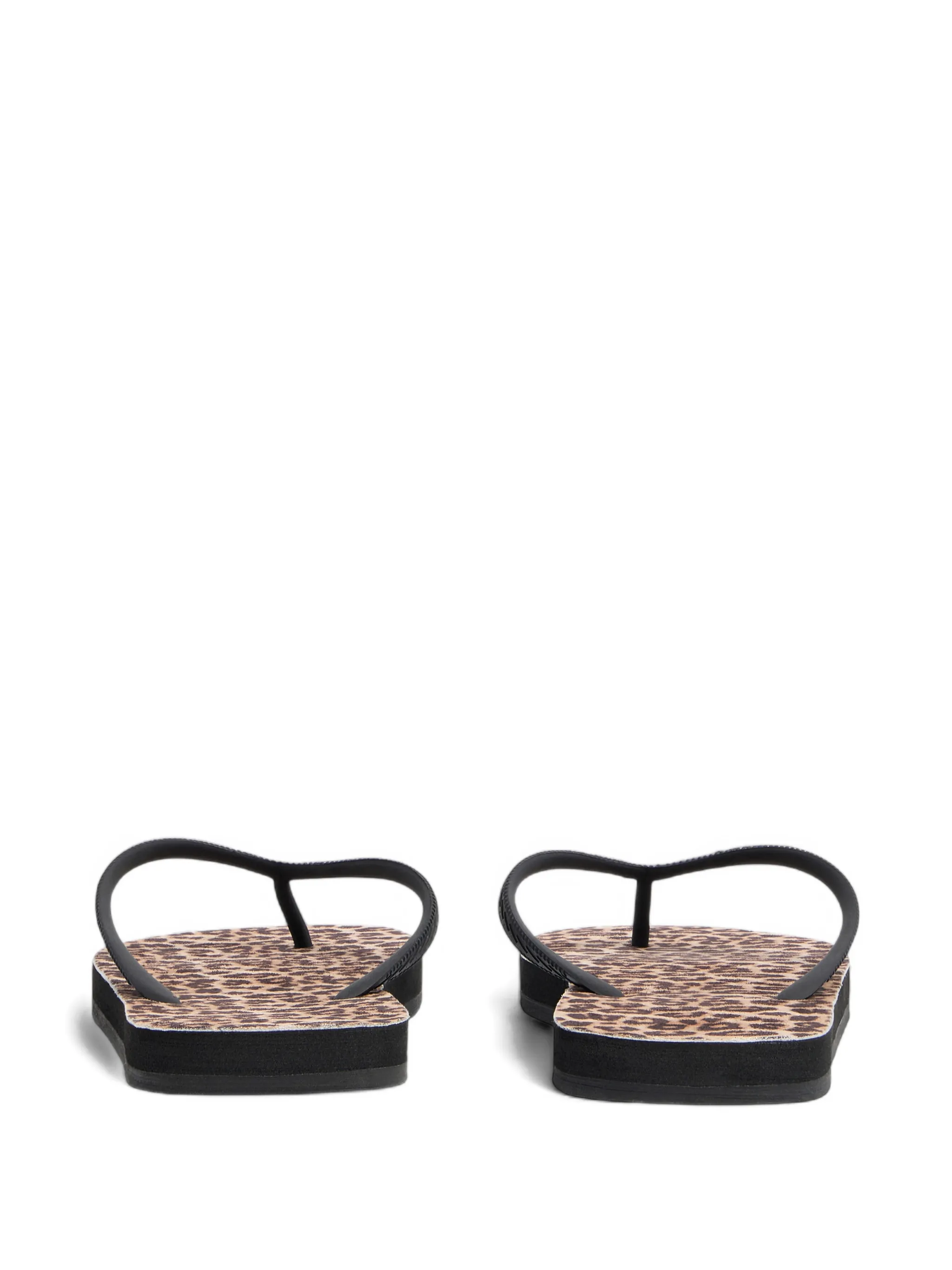 PRINT MACULATO BLACK FLIP FLOPS - Image 5