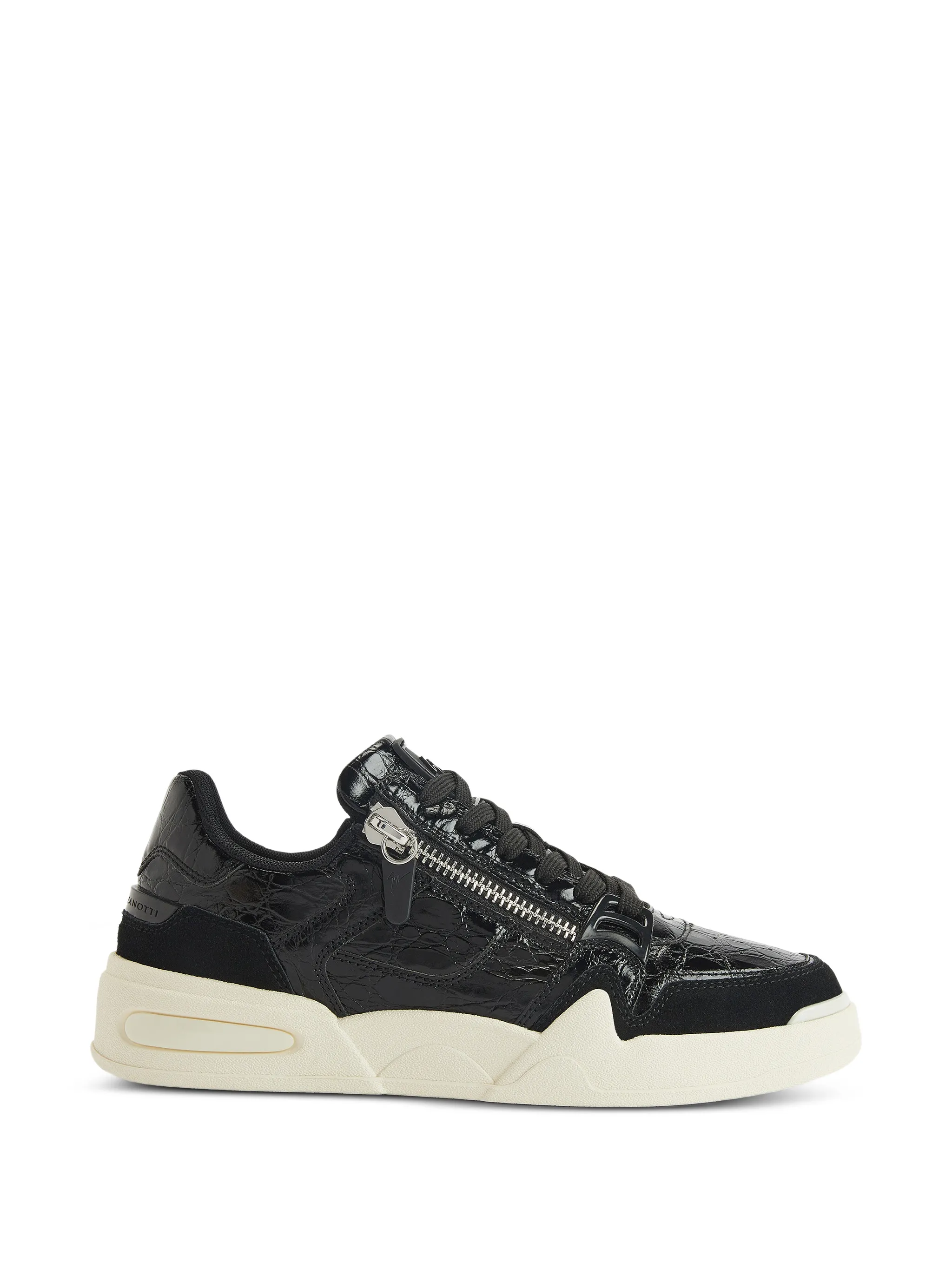 PRINTED COW SUEDE SNEAKER GHOST