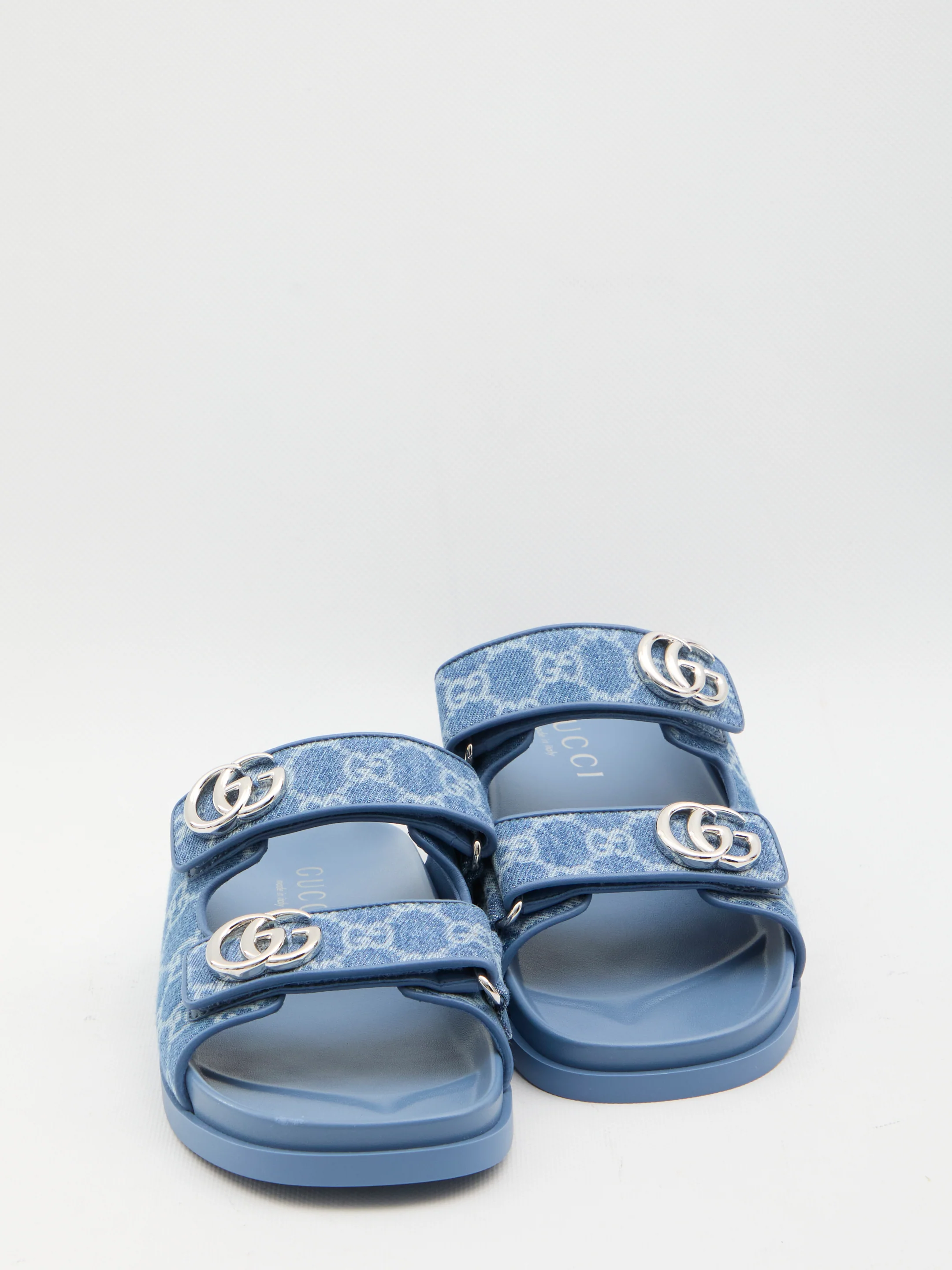 PRINTED DENIM SLIPPERS - Image 5