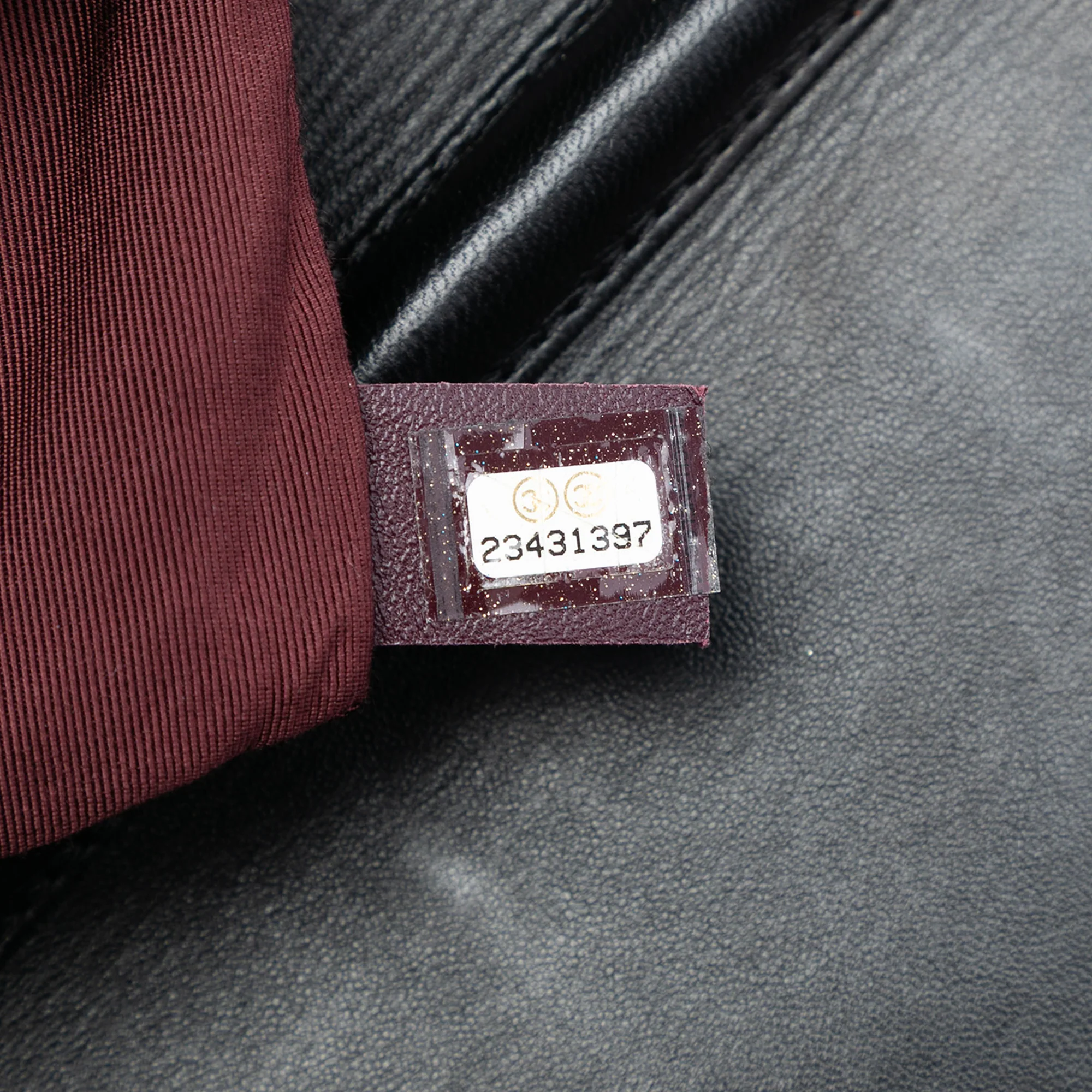 Quilted Lambskin Retro Label Shoulder Bag - Image 5