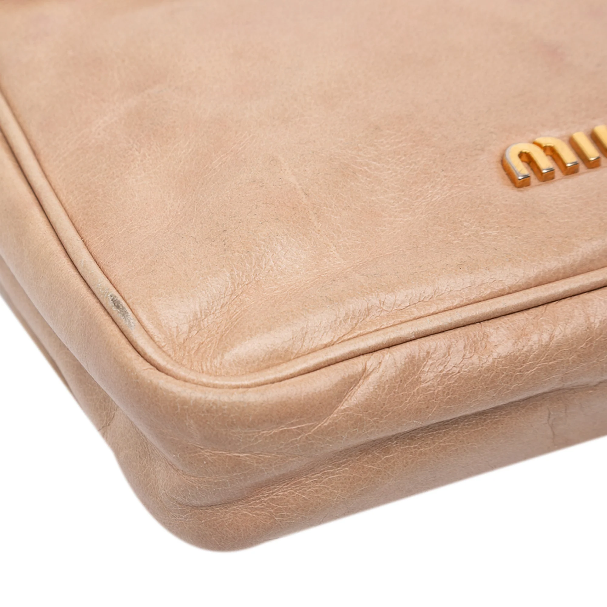 Quilted Leather Push Lock Flap - Image 9