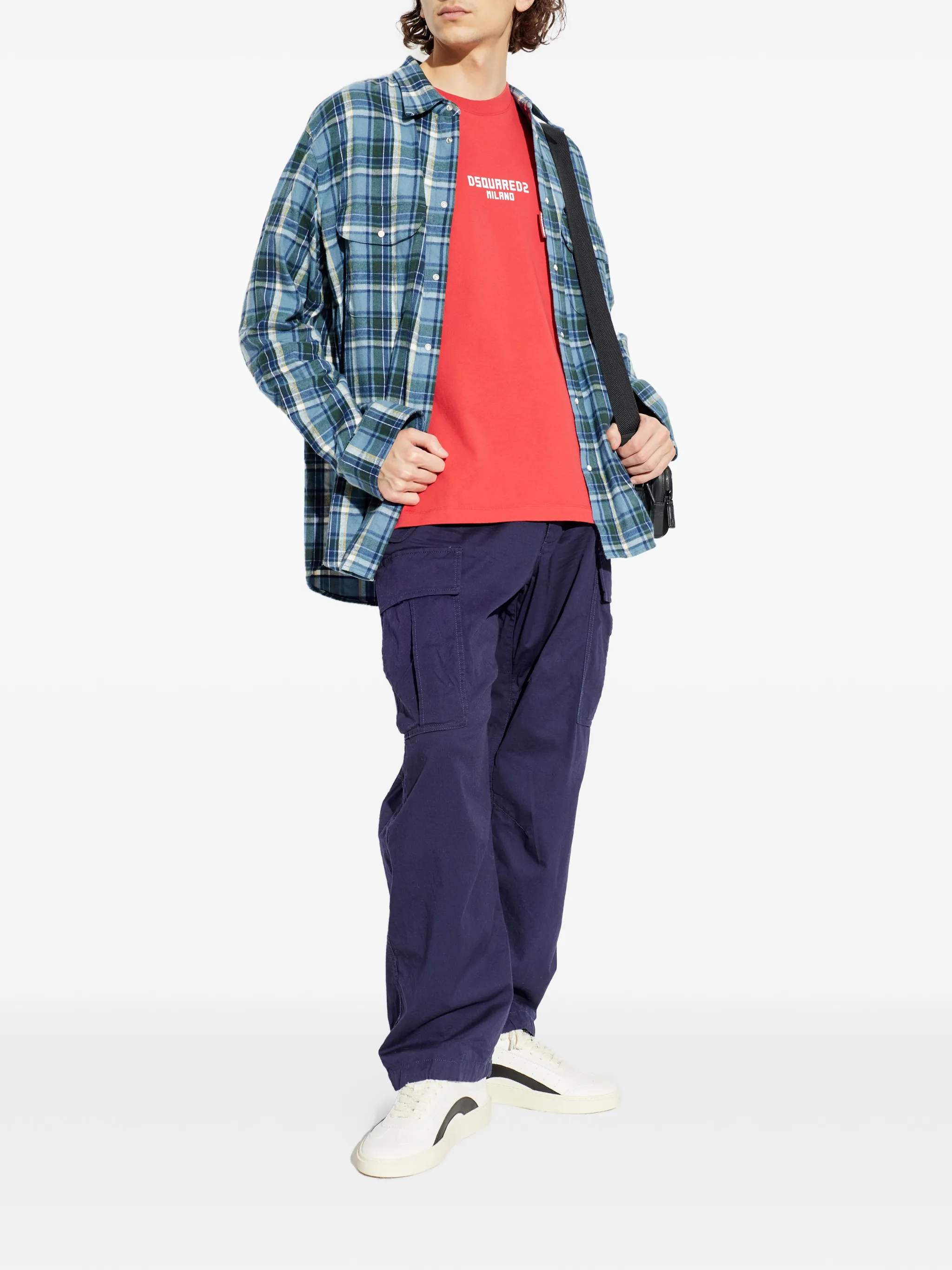 RED COTTON T-SHIRT - Image 4