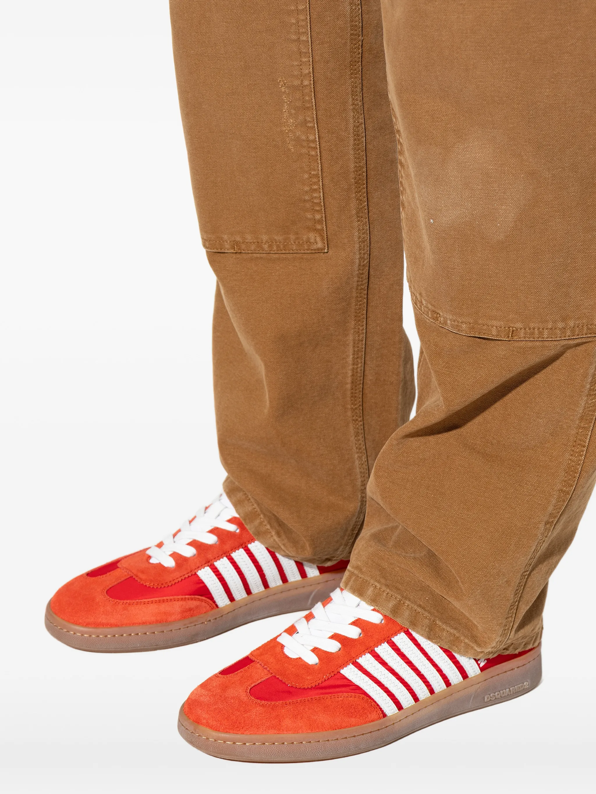 RED WHITE BOXER SNEAKERS - Image 4