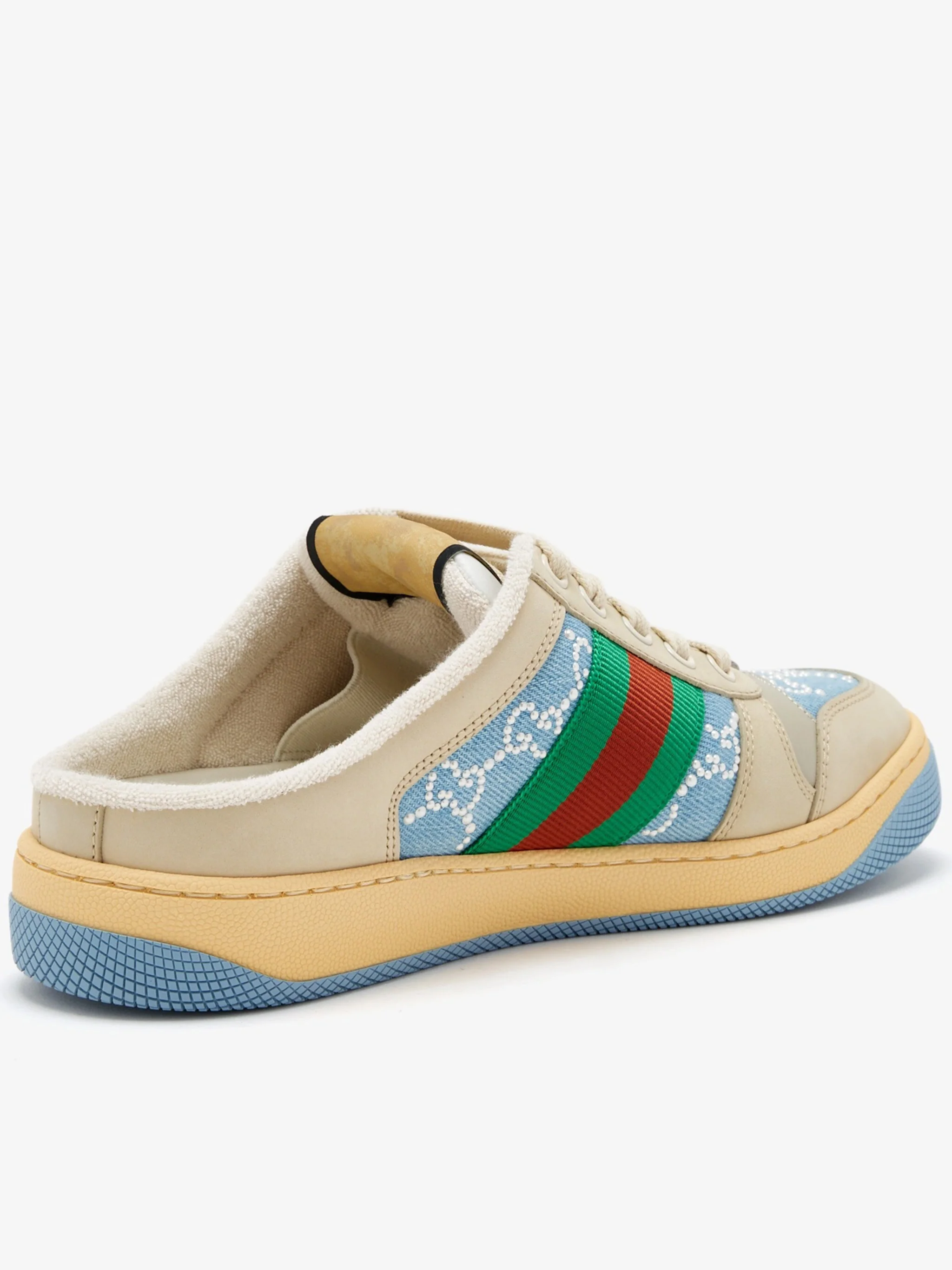 SCREENER WHITE CANVAS SNEAKERS - Image 3