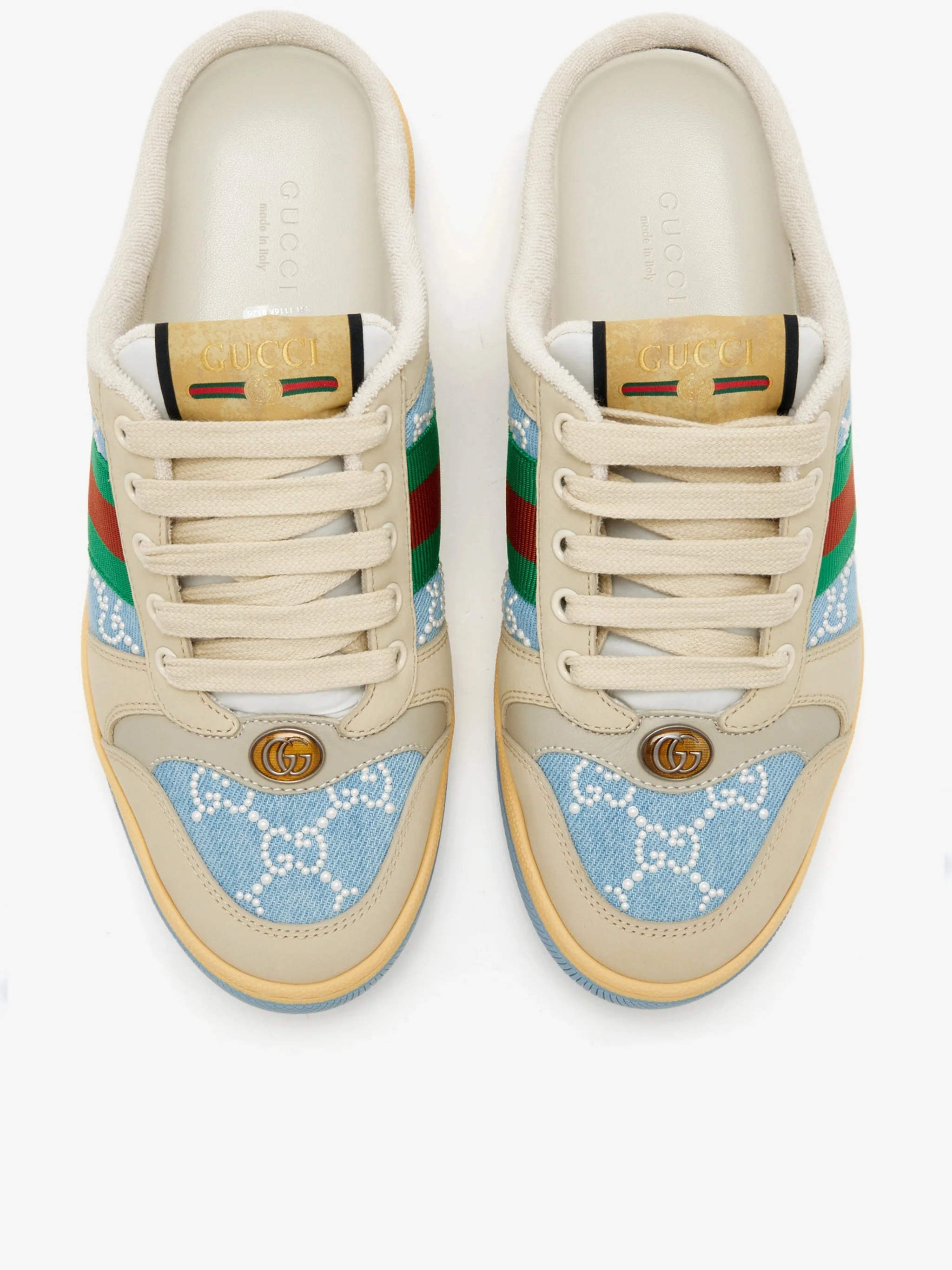 SCREENER WHITE CANVAS SNEAKERS - Image 4