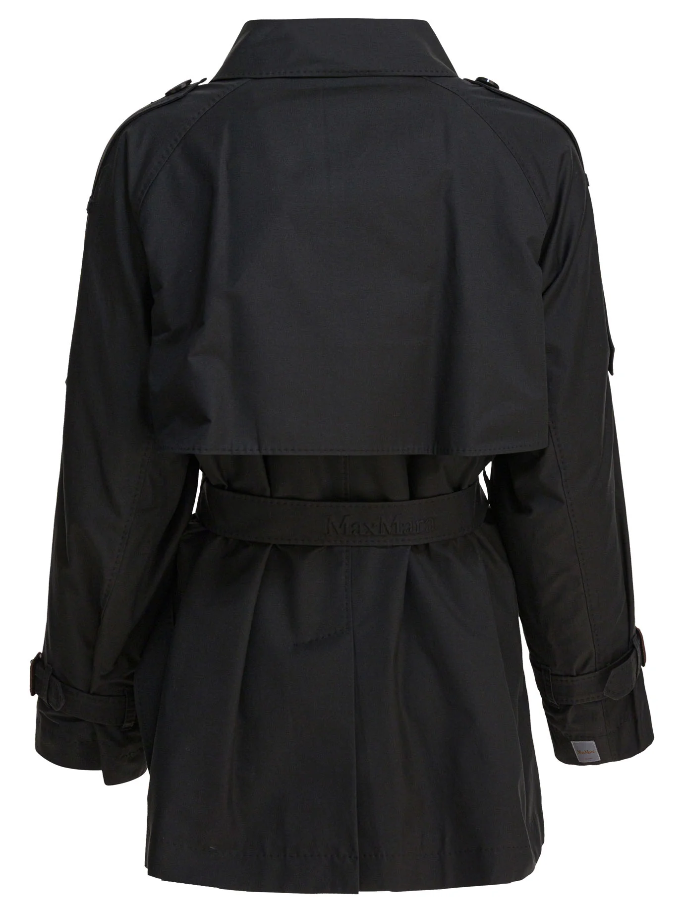 Short cotton trench coat - Image 2