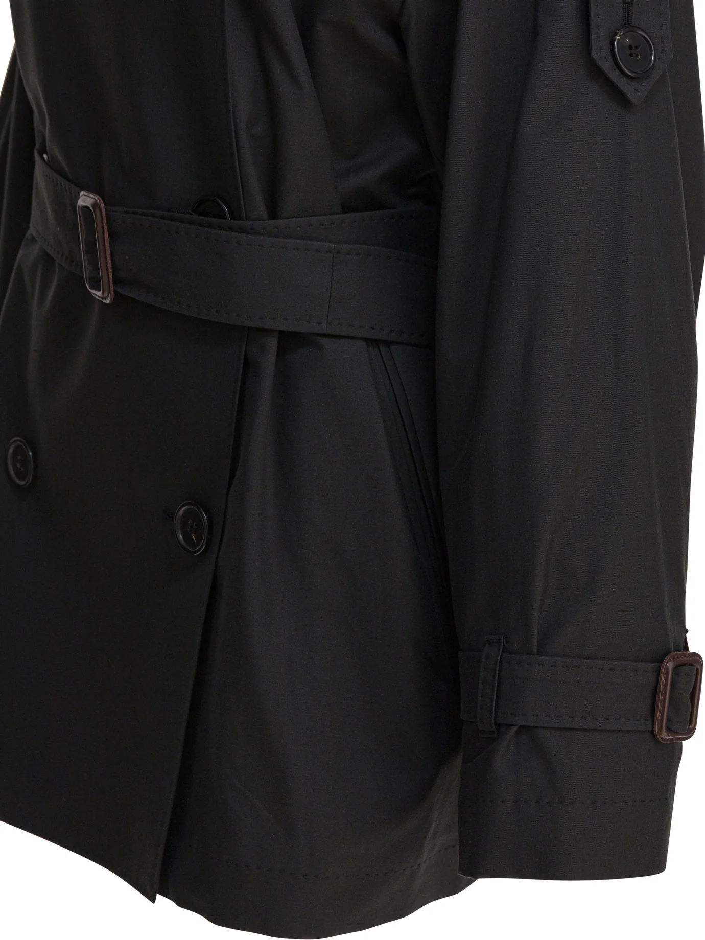 Short cotton trench coat - Image 4