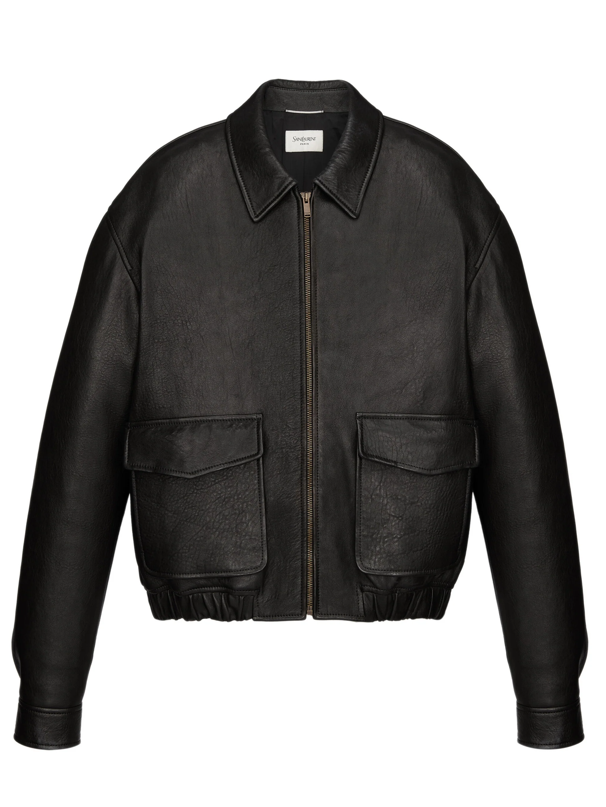 SHORT JACKET IN BUBBLED LAMBSKIN