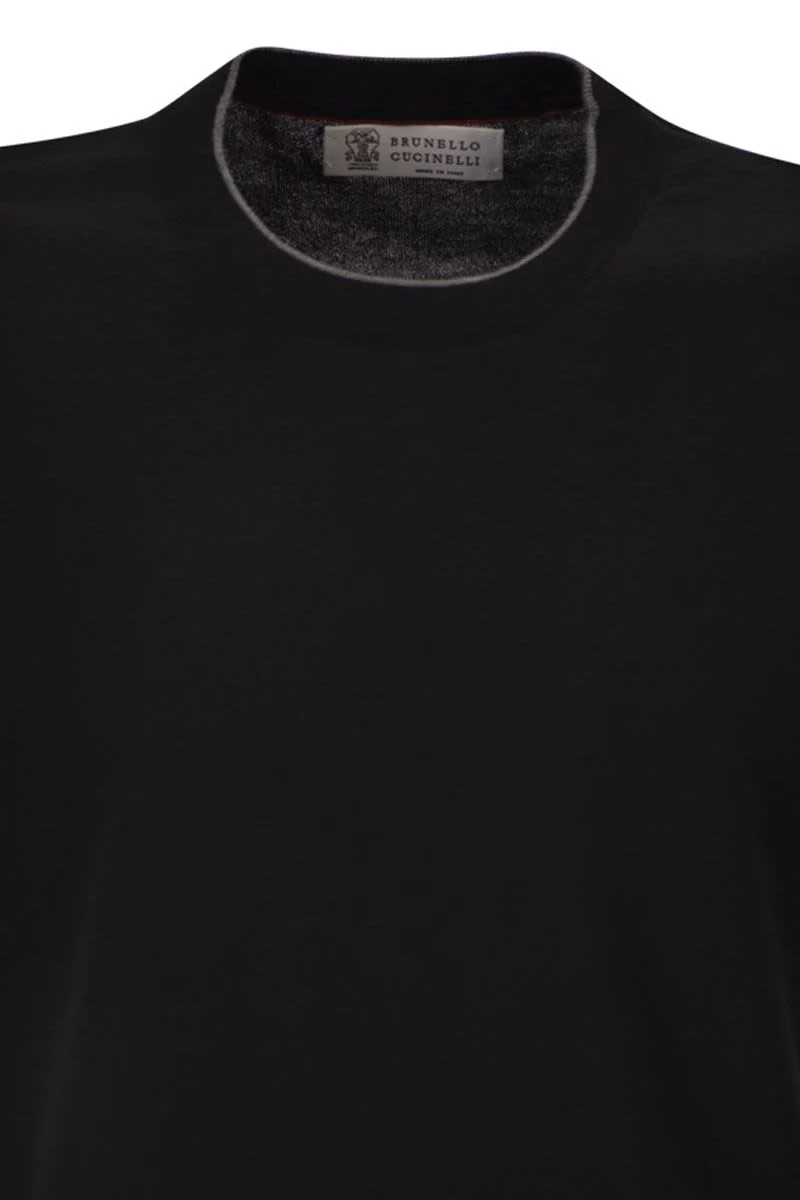 SHORT-SLEEVED COTTON JERSEY - Image 4