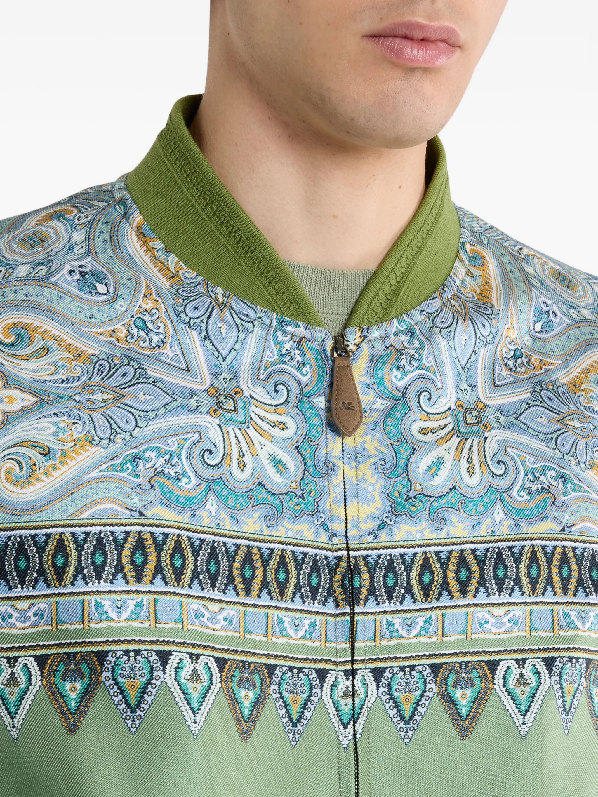 SILK COTTON POLYAMIDE BOMBER - Image 2