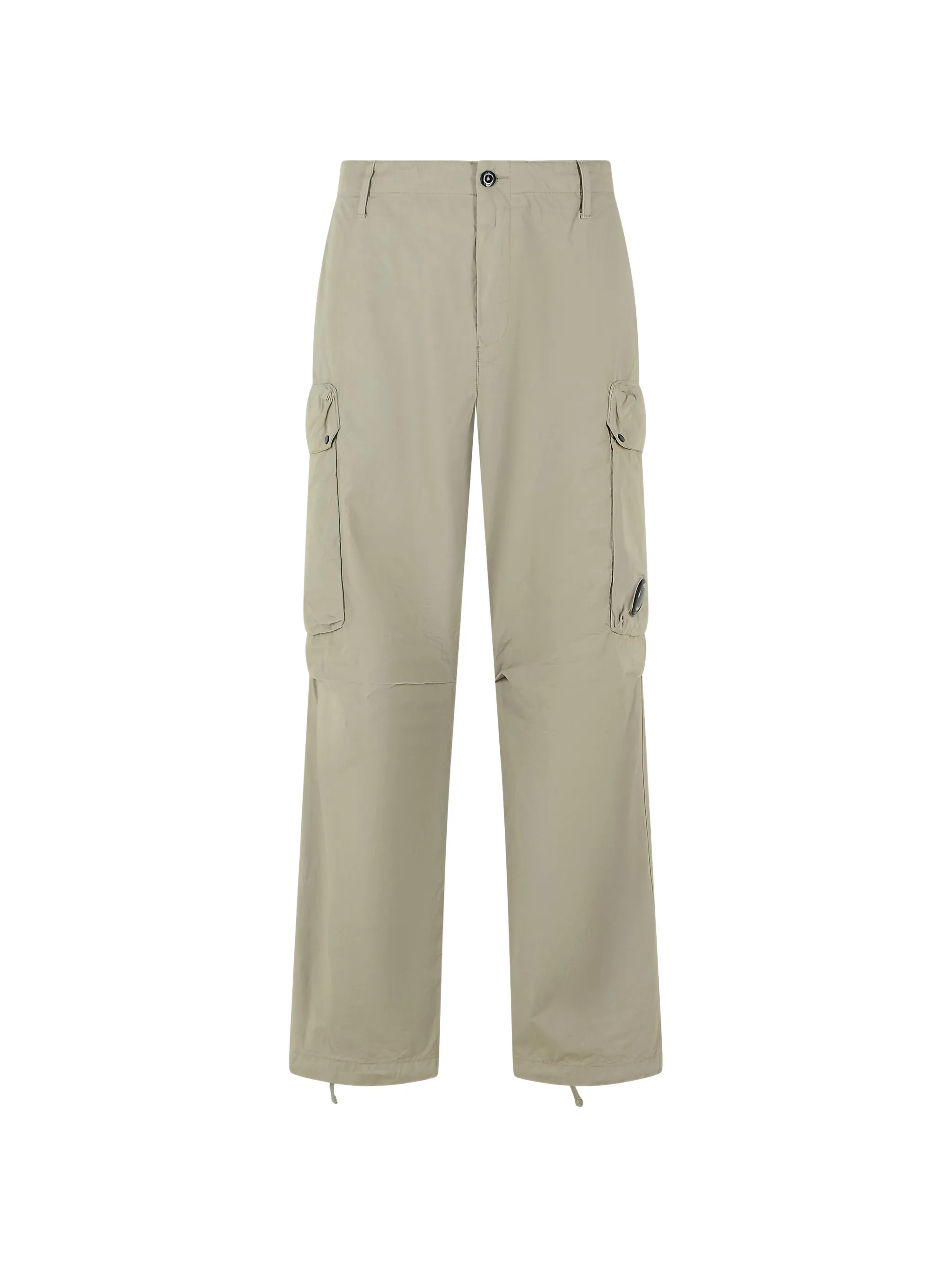 SILVER BLUE COTTON CARGO PANTS