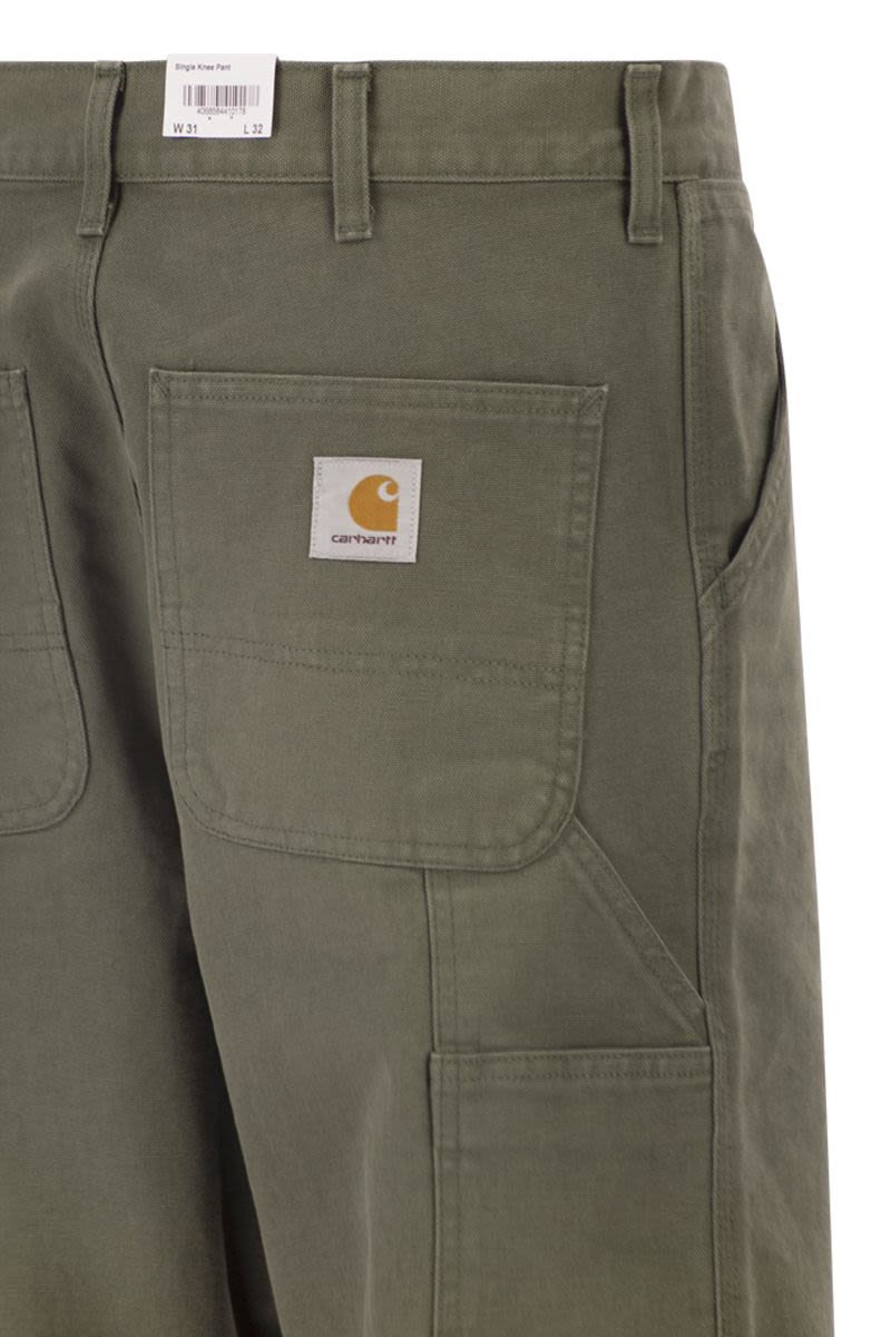 SINGLE KNEE - COTTON TROUSERS - Image 4