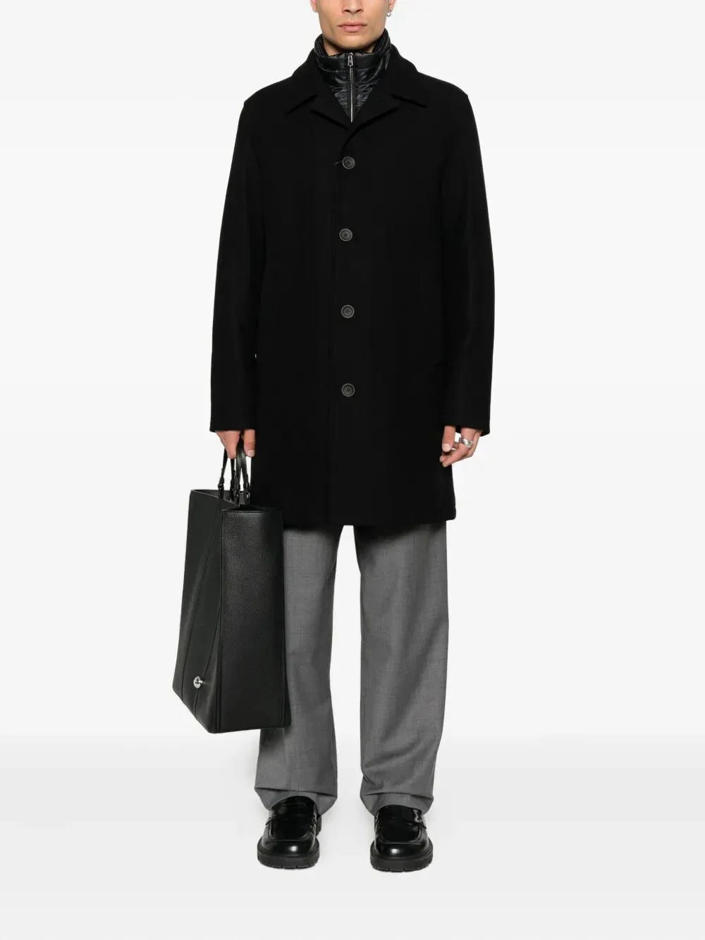 SINGLE-BREASTED PADDED COAT - Image 2