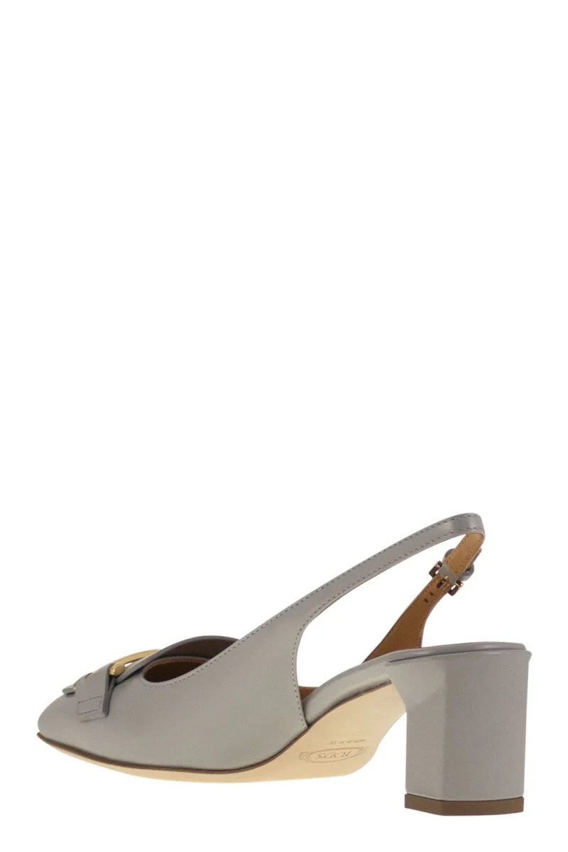 SLINGBACK LEATHER DéCOLLETé - Image 3