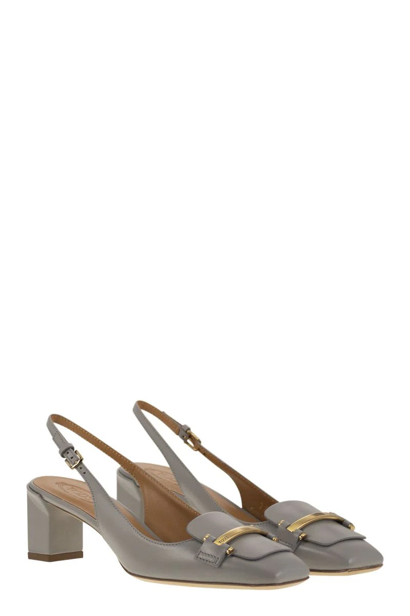 SLINGBACK LEATHER DéCOLLETé - Image 4
