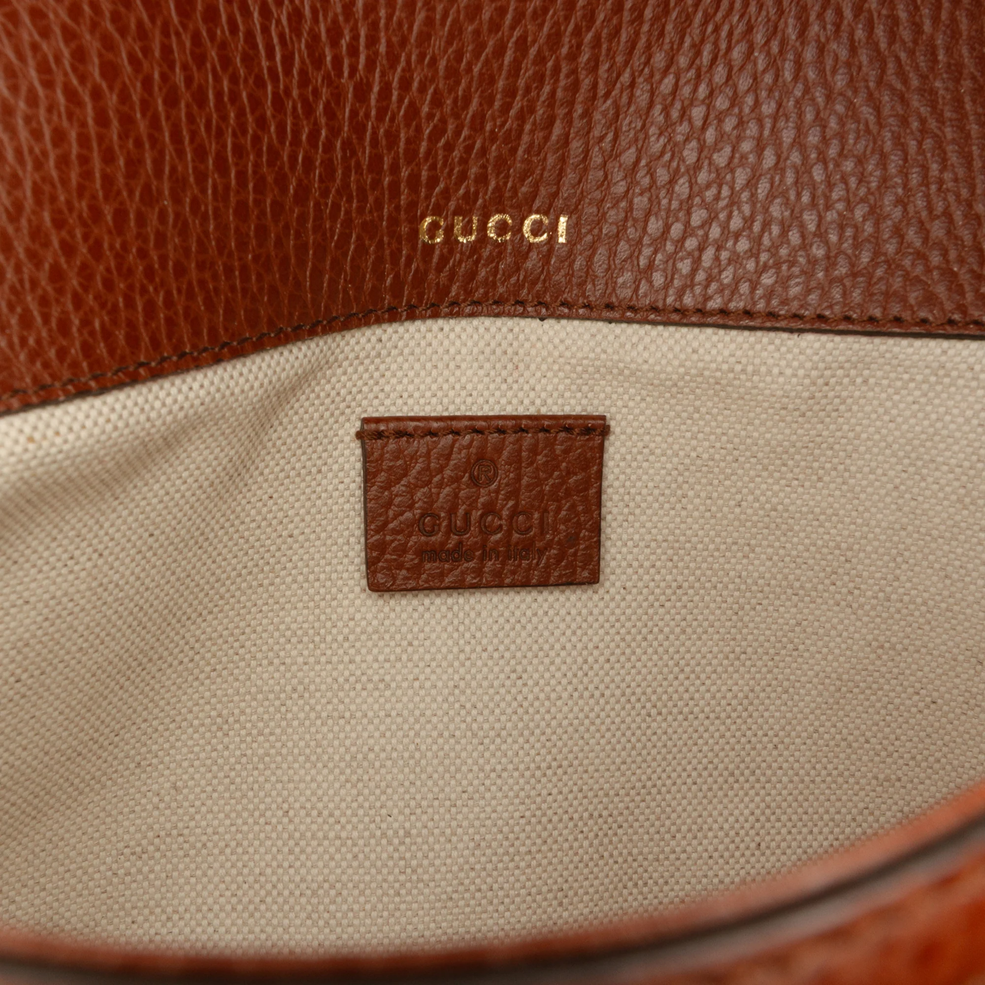 Small GG Denim Web Horsebit 1955 Crossbody - Image 6