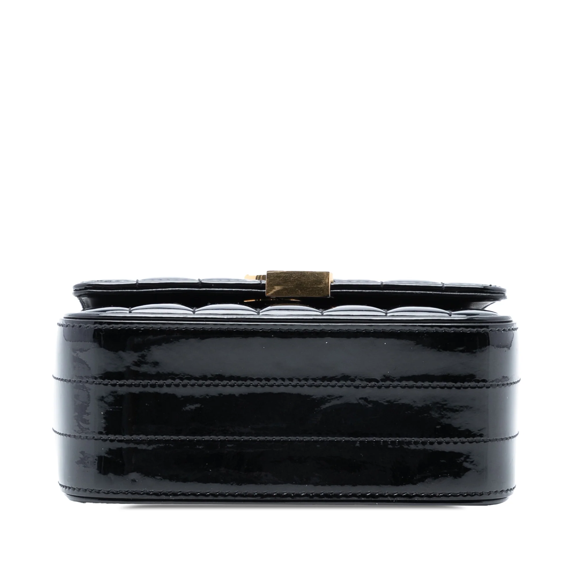 Small Patent Monogram Vicky Chain Bag - Image 3