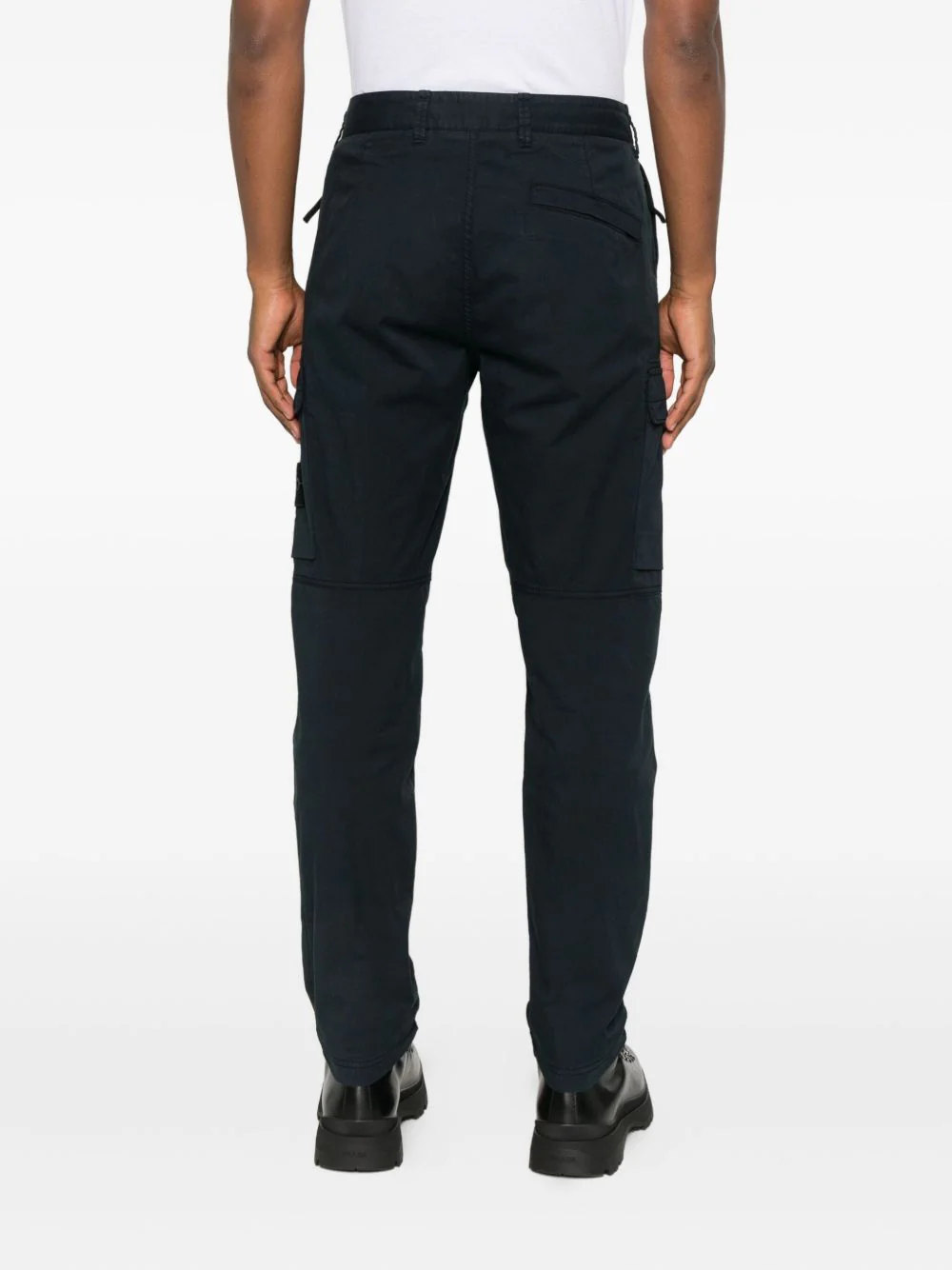 STRETCH COTTON TWILL CARGO PANTS - Image 5
