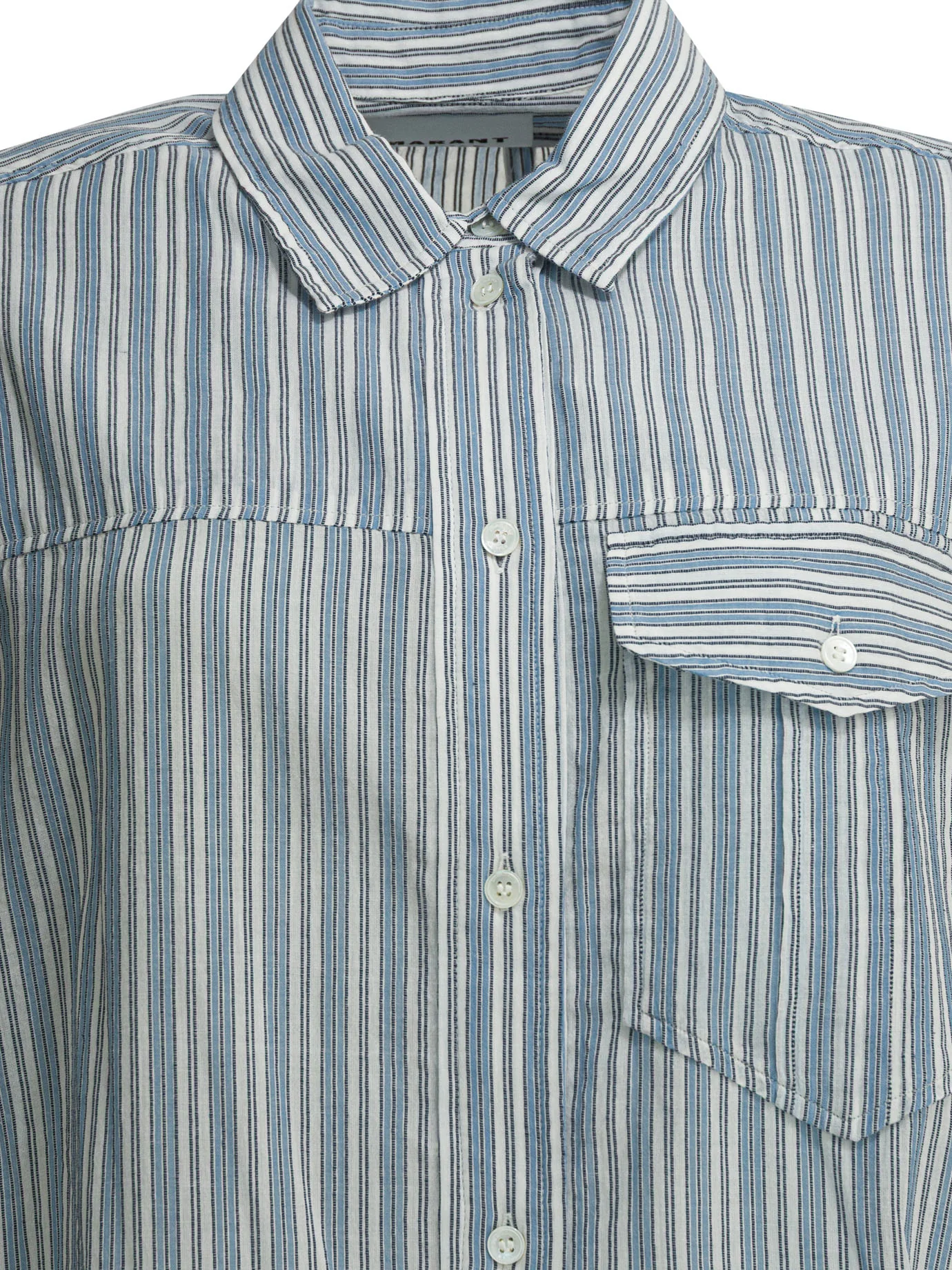 Striped chemisier dress - Image 3