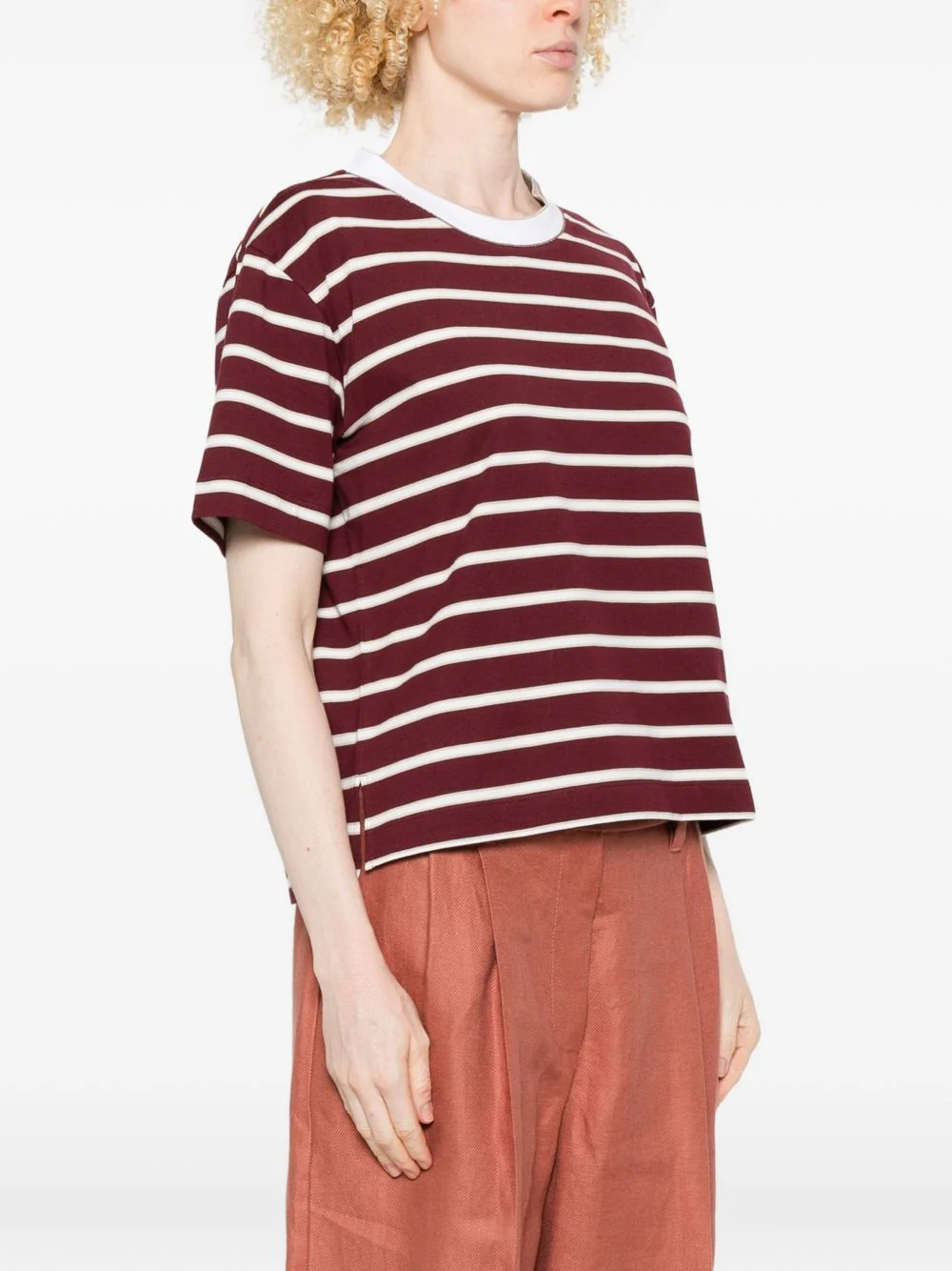 STRIPED COTTON T-SHIRT - Image 3