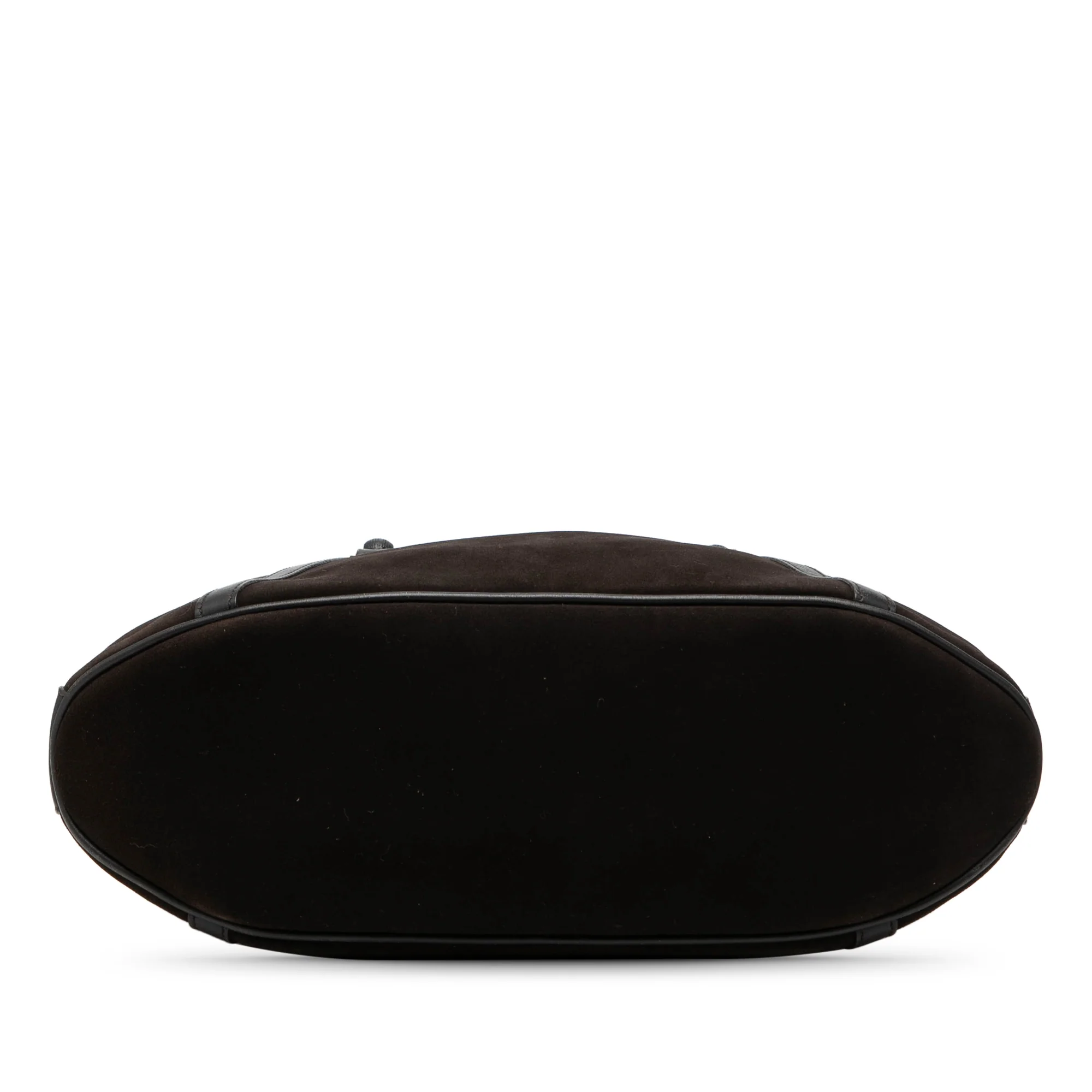Suede Bamboo Handbag - Image 3