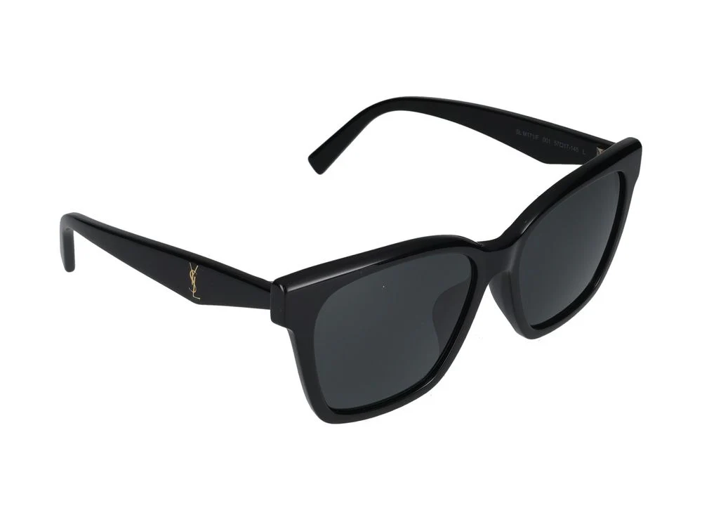SUNGLASSES  SL M171/F 001 BLACK BLACK BLACK 57/17/145 - Image 4