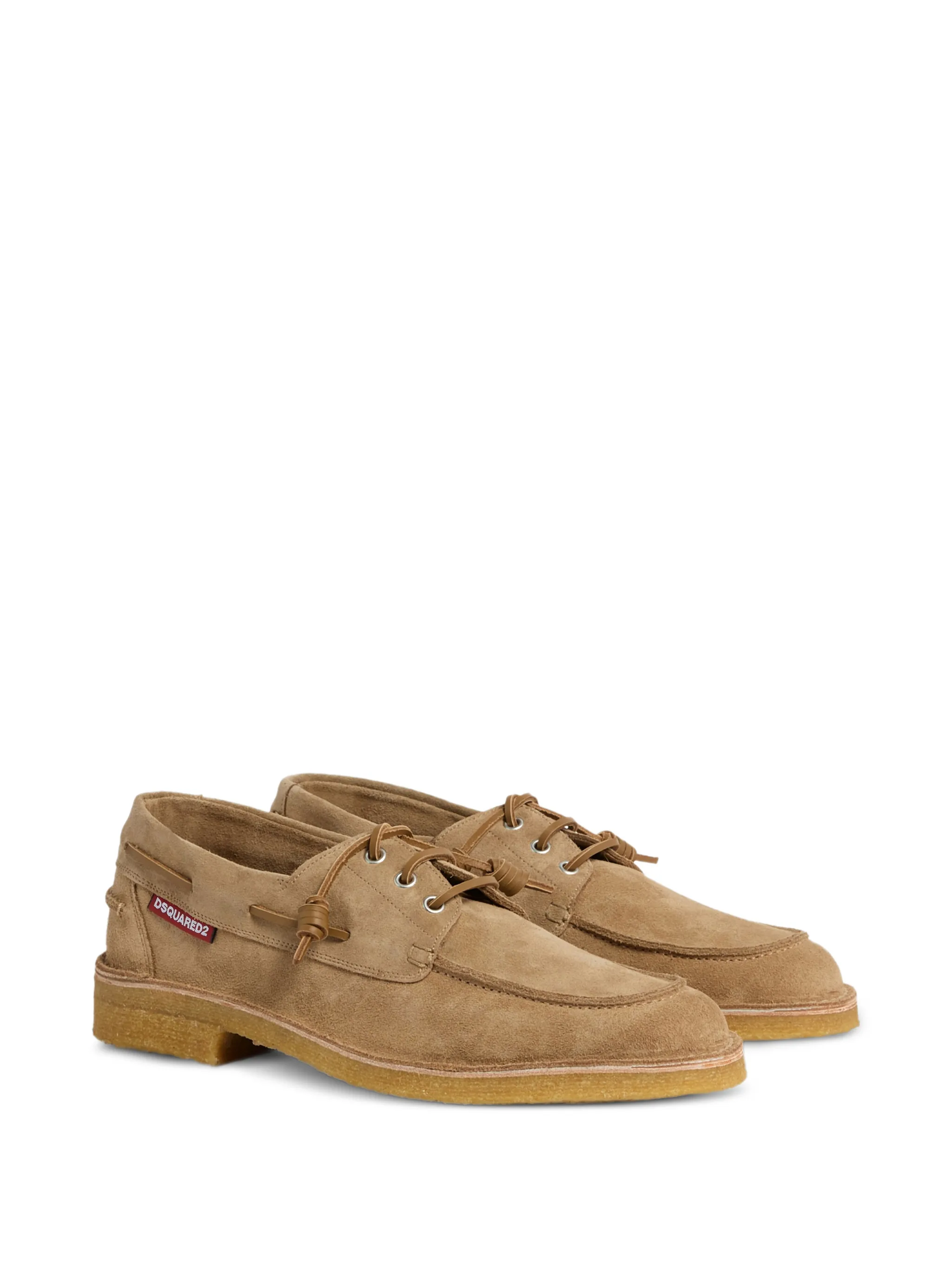 TABACCO CALF LEATHER BOAT SHOES - Image 4
