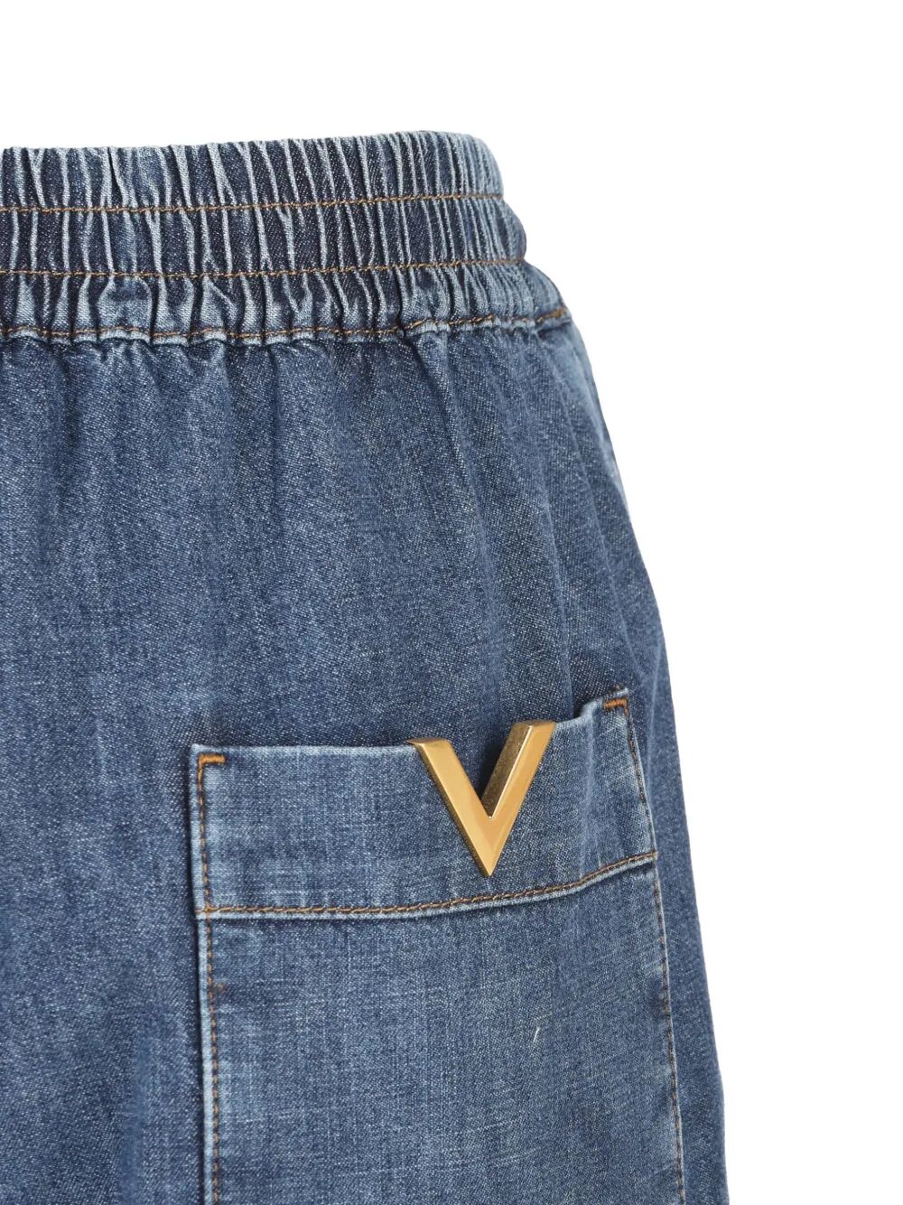 TASSEL-DETAIL WIDE-LEG JEANS - Image 3