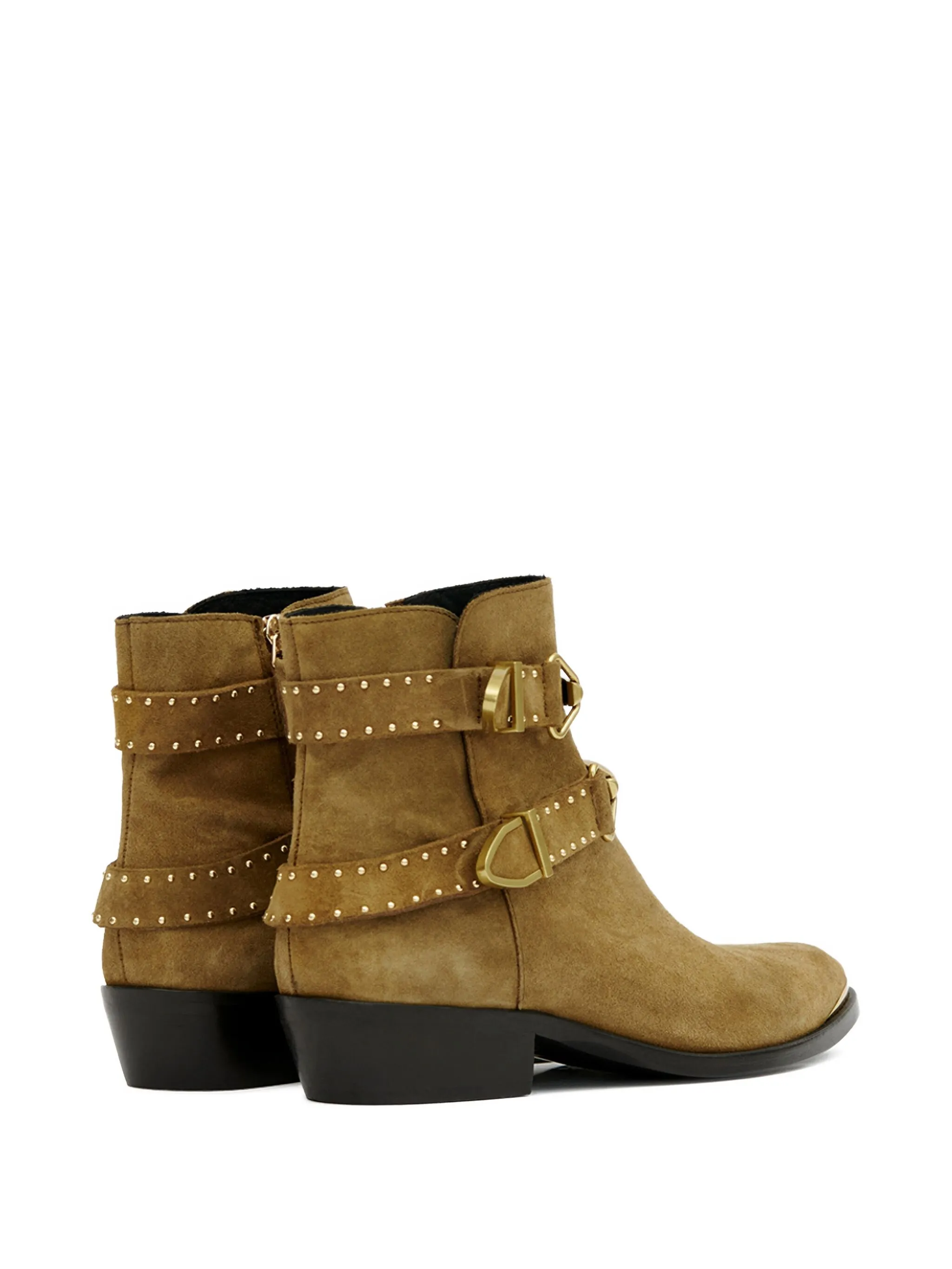 TAUPE COW CALF LEATHER ZALYA - Image 5