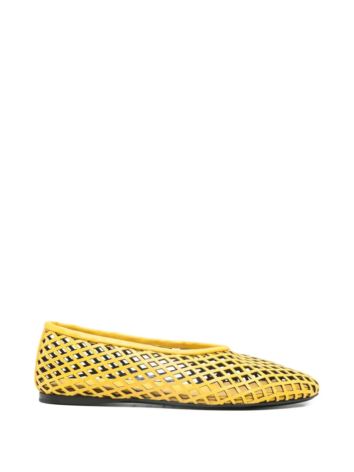TEE PERFORATED BALLERINA FLATS IN N