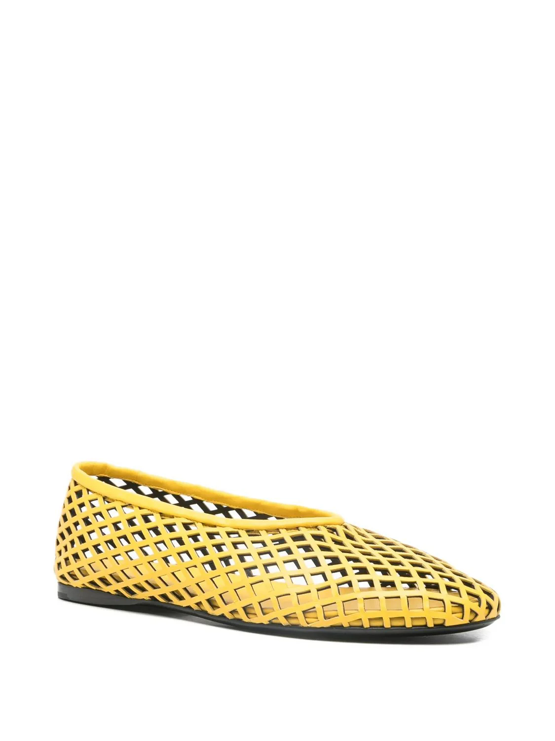 TEE PERFORATED BALLERINA FLATS IN N - Image 3