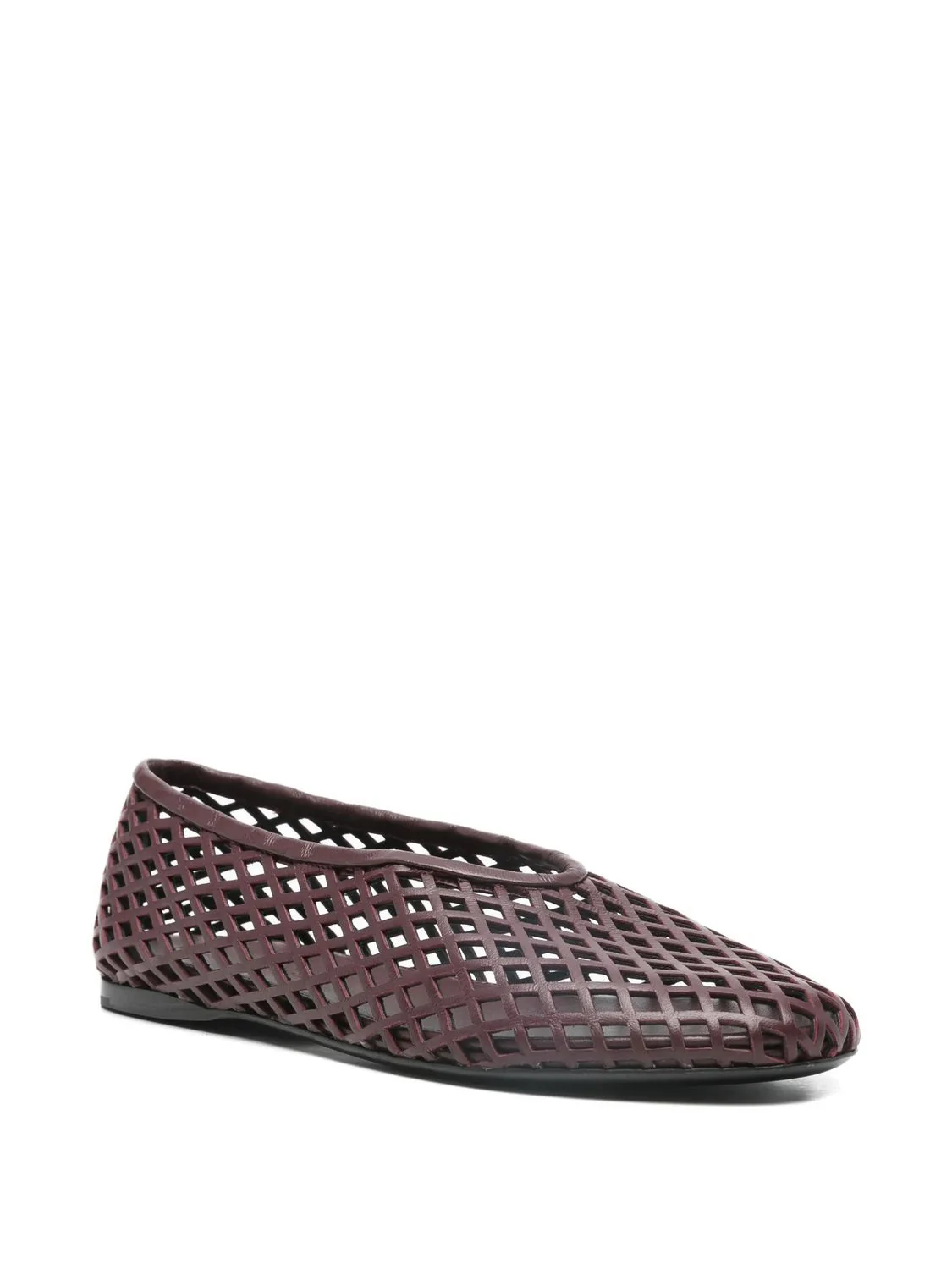 TEE PERFORATED BALLERINA FLATS IN N - Image 2