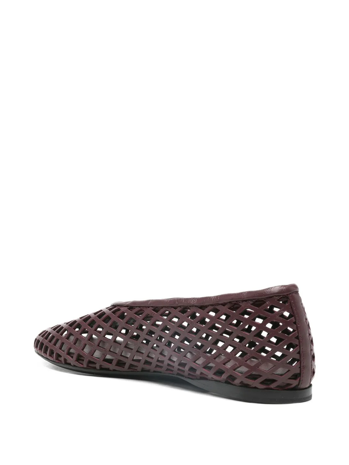TEE PERFORATED BALLERINA FLATS IN N - Image 3
