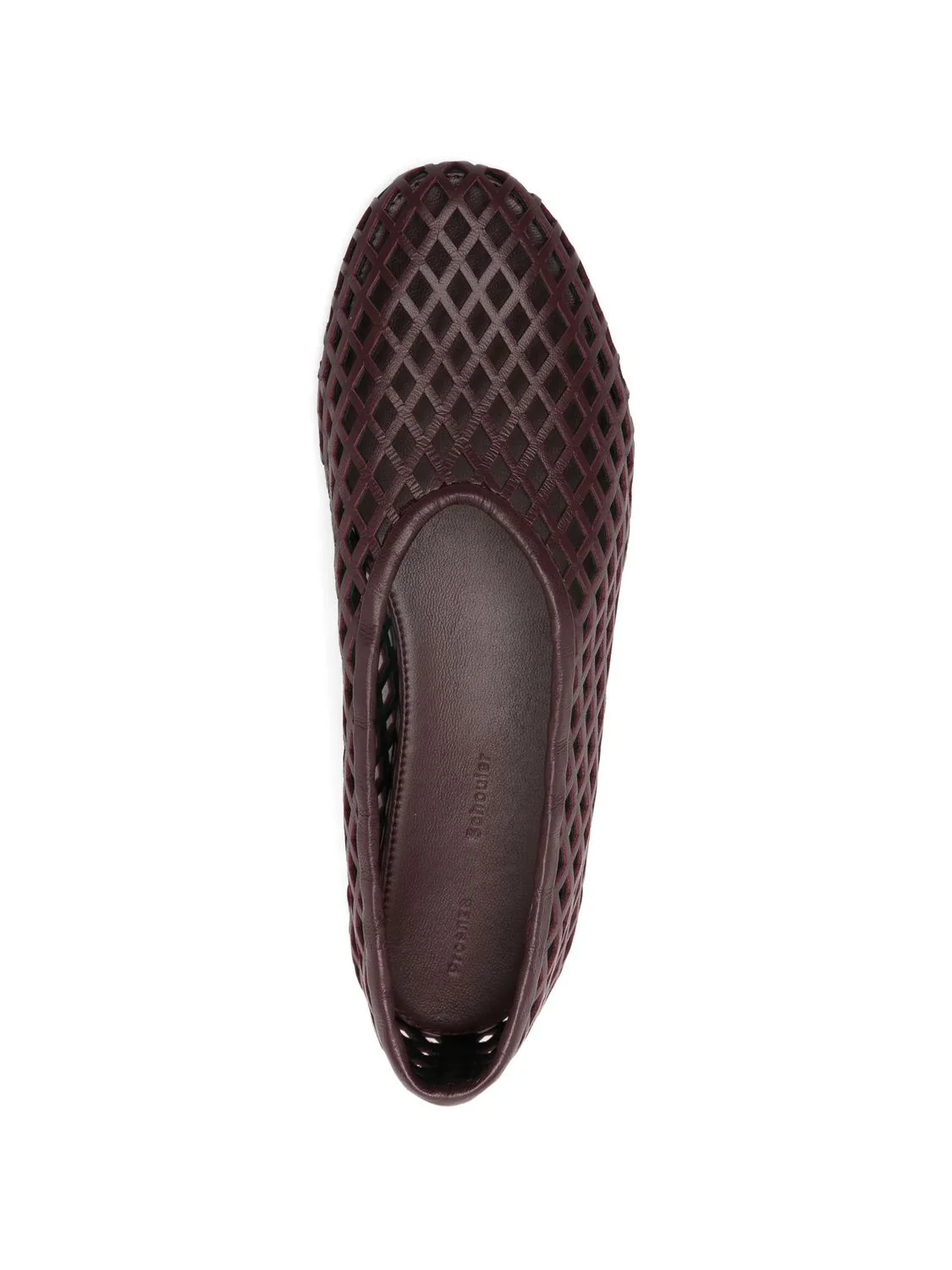 TEE PERFORATED BALLERINA FLATS IN N - Image 4