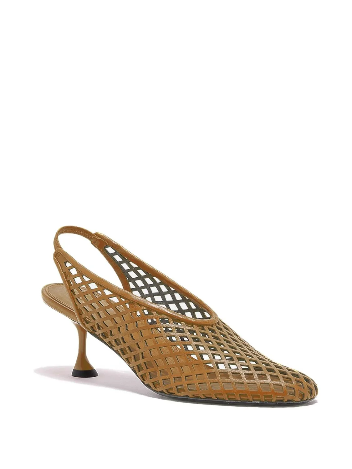 TEE PERFORATED SLINGBACK PUMPS IN N - Image 3