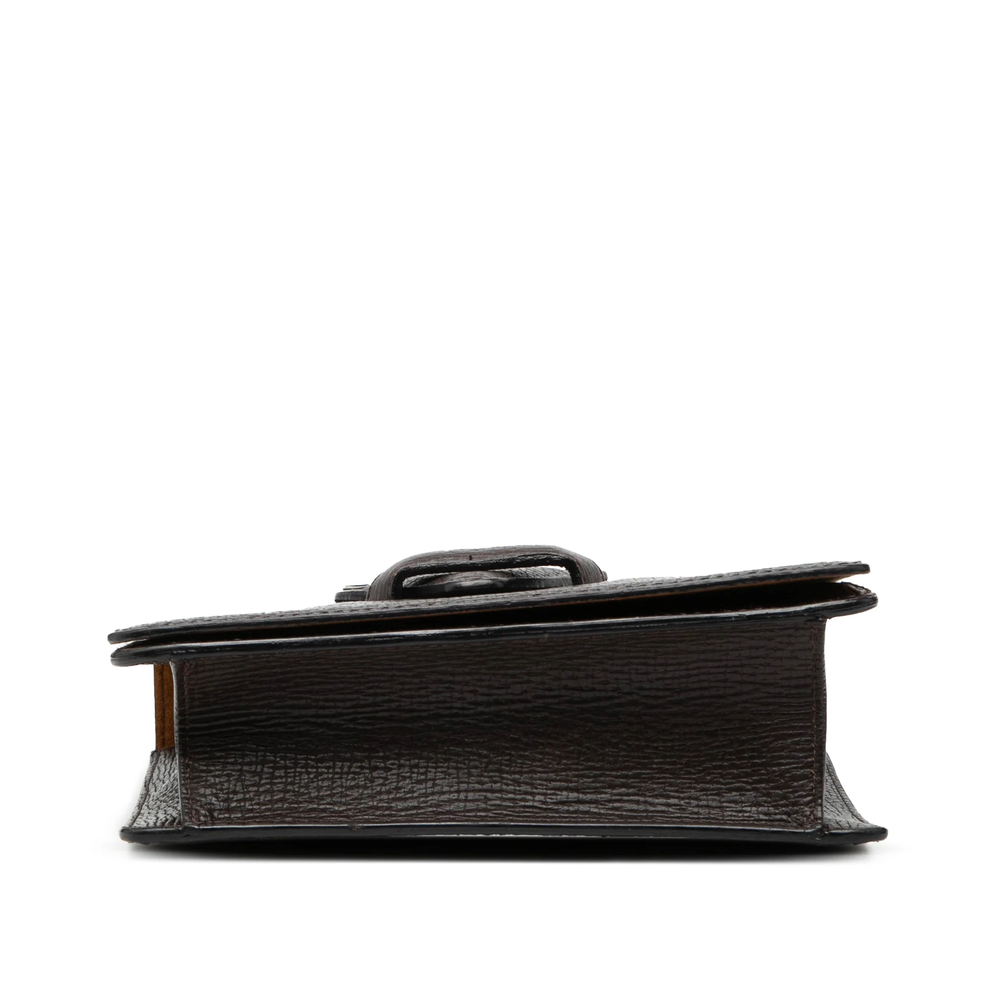 Textured Leather Barcelona Top Handle Bag - Image 3