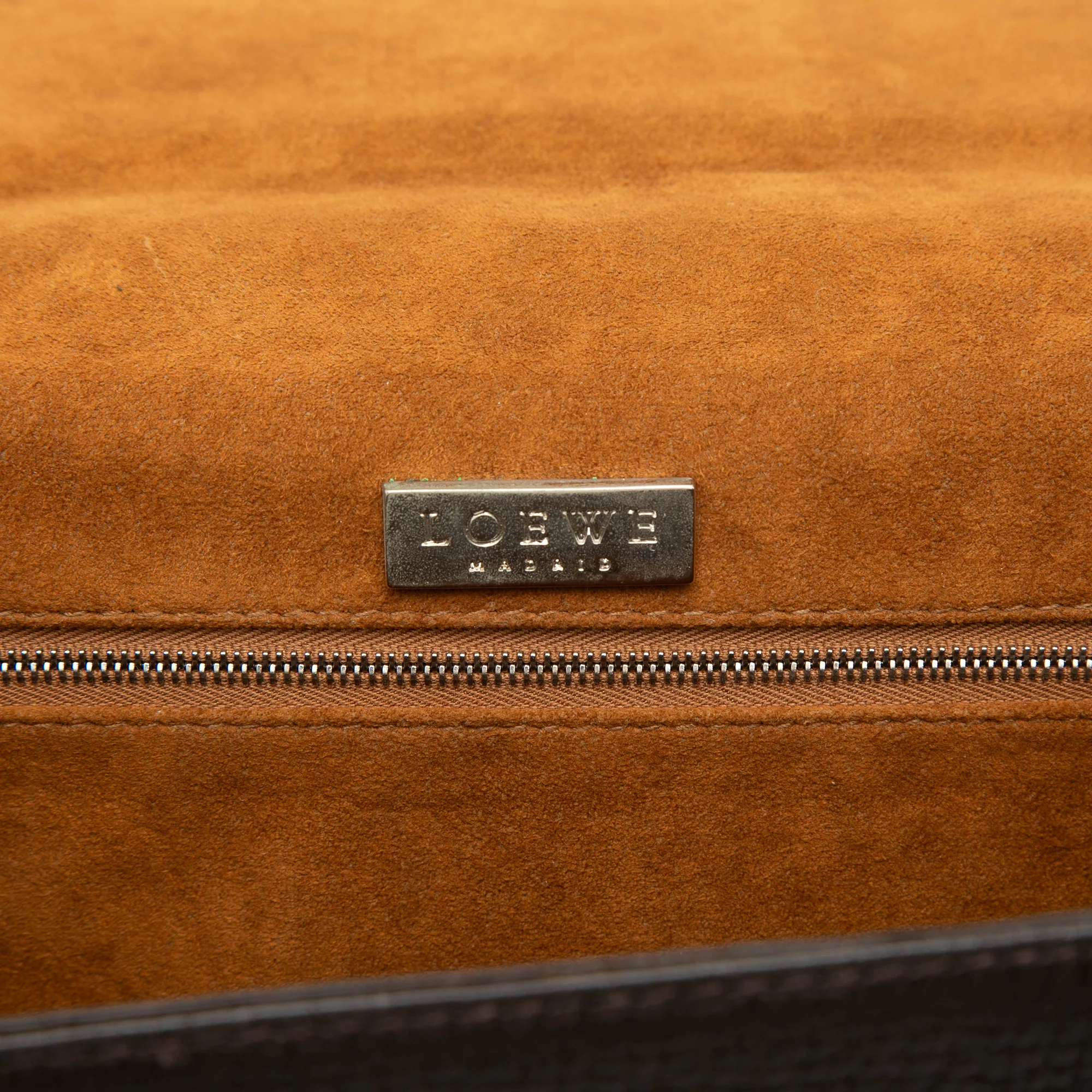 Textured Leather Barcelona Top Handle Bag - Image 5