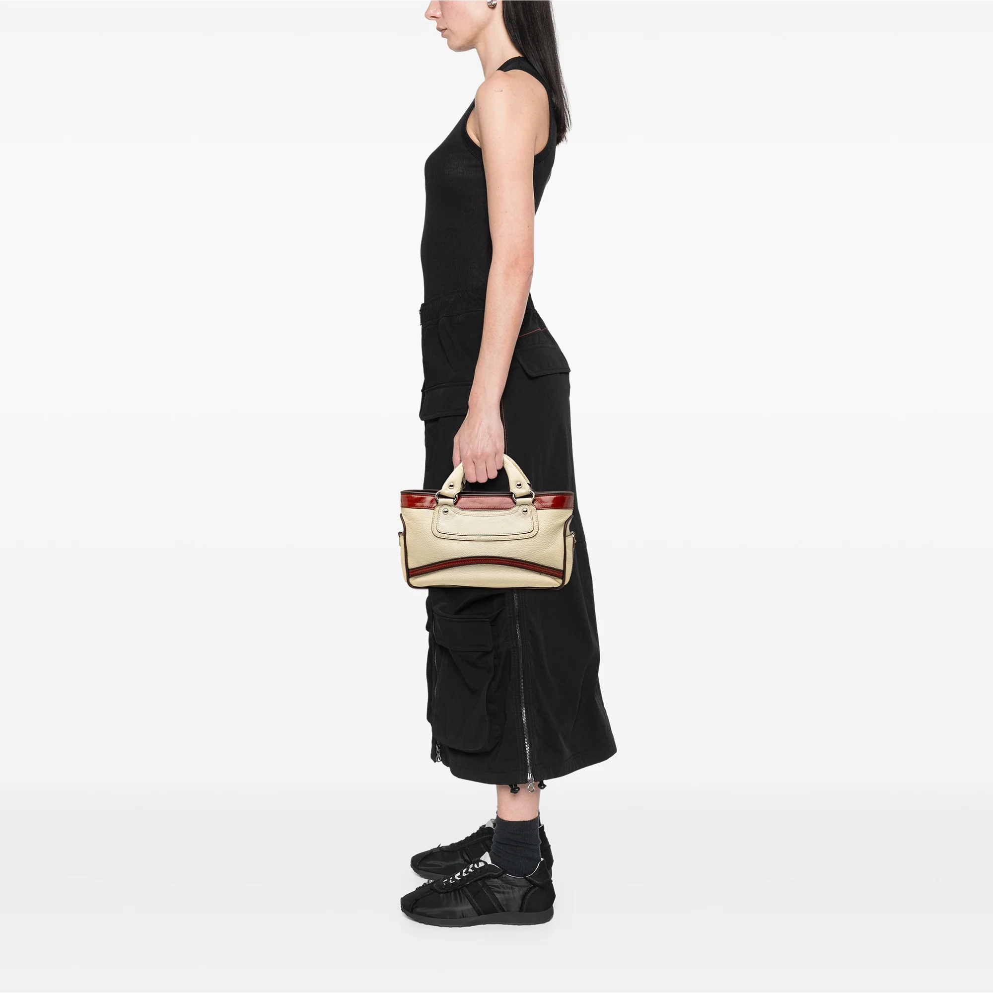 Tricolor Leather Boogie Handbag - Image 7