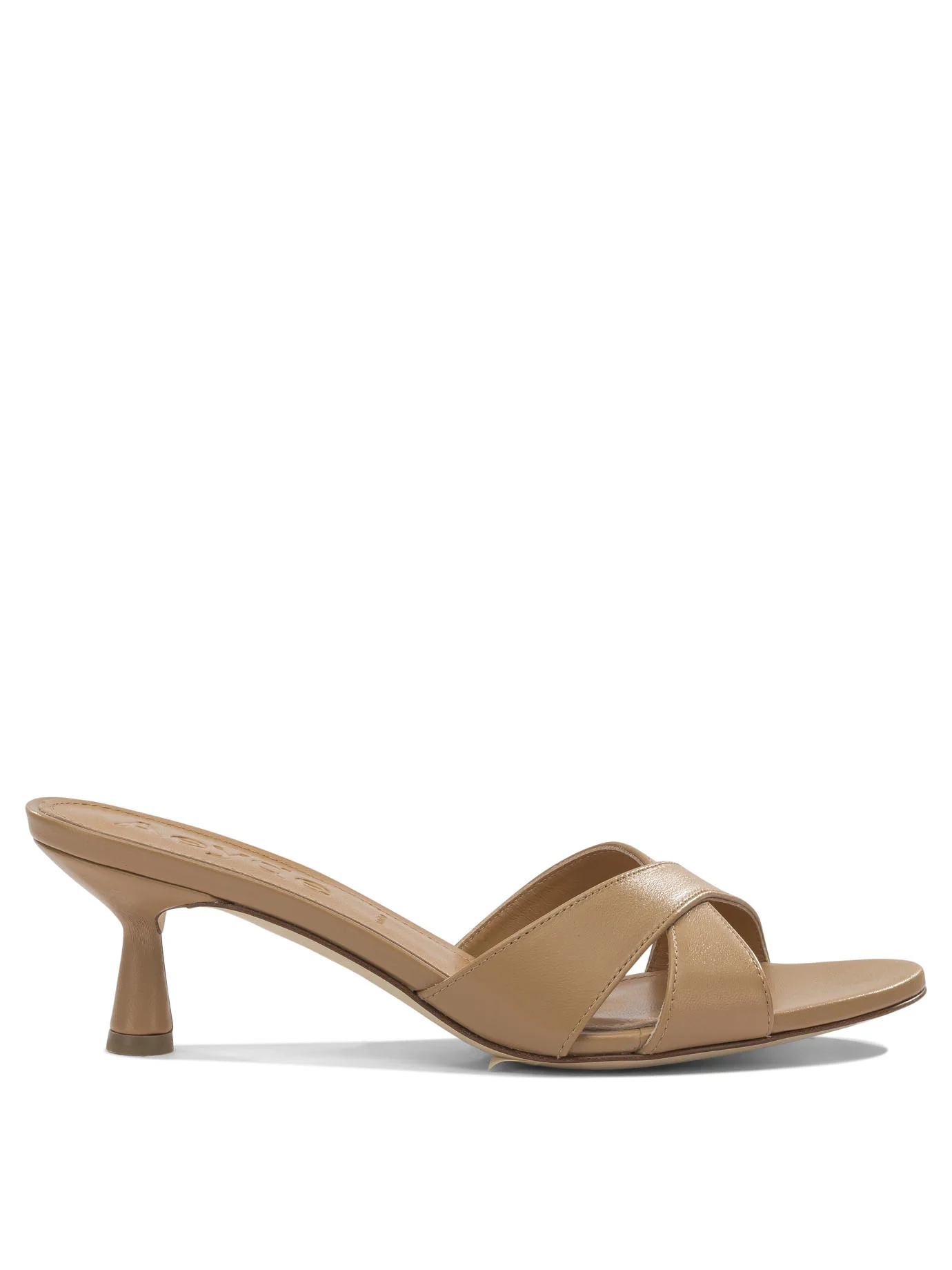 VERO 5 MM BROWN NAPPA LEATHER SANDALS