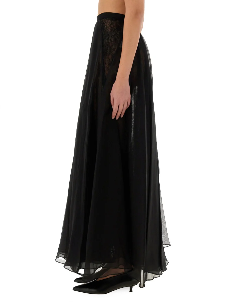VOLUMINOUS MAXI SKIRT - Image 4