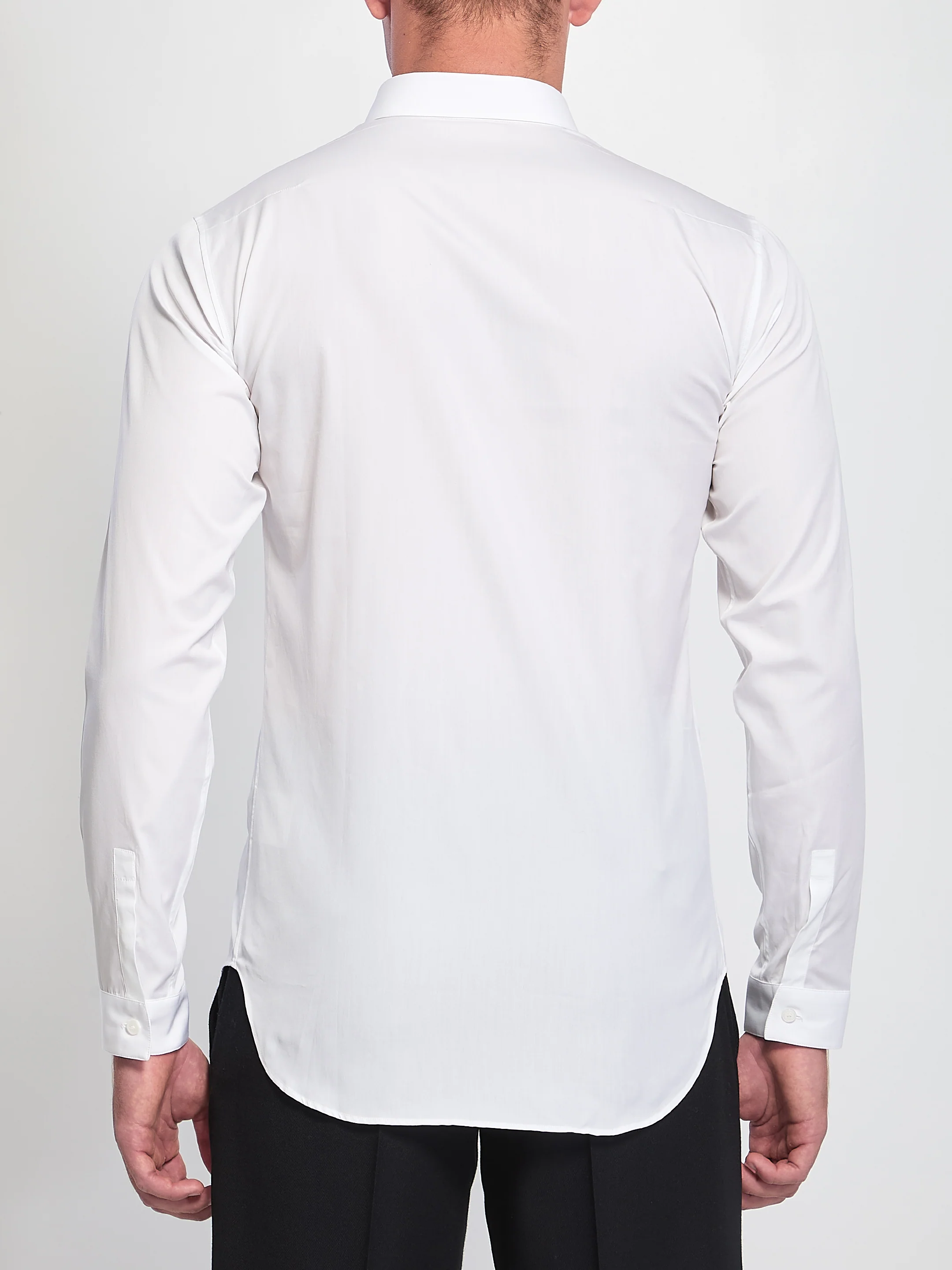 WHITE COTTON SHIRT - Image 2