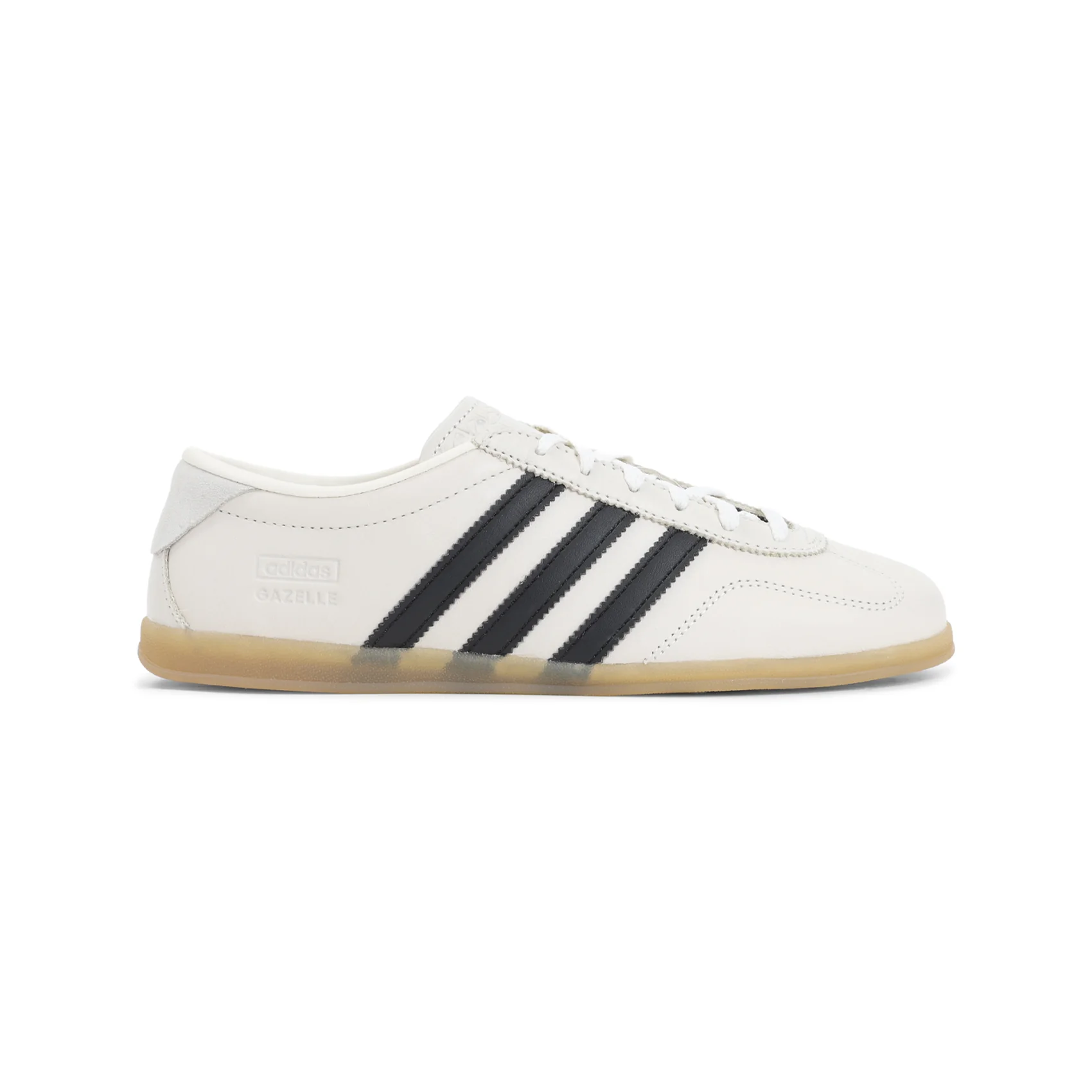 WHITE GAZELLE LO PRO LEATHER SNEAKERS